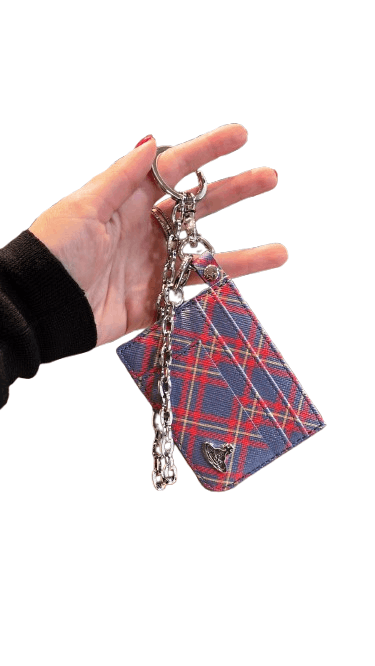 Vivienne Westwood o1f1d3z0426 Size: OS / Flat Card Holder in Tartan Size ONE SIZE - 1 Preview