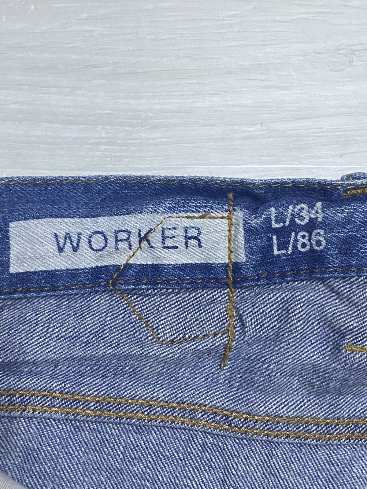 Gap Vintage Gap Denim Buckle Back Faded Loose Jeans Size US 32 / EU 48 - 8 Thumbnail