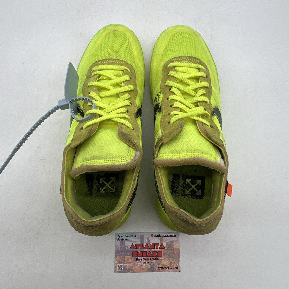 Nike Off-White x Air Force 1 low volt Size US 10.5 / EU 43-44 - 6 Thumbnail
