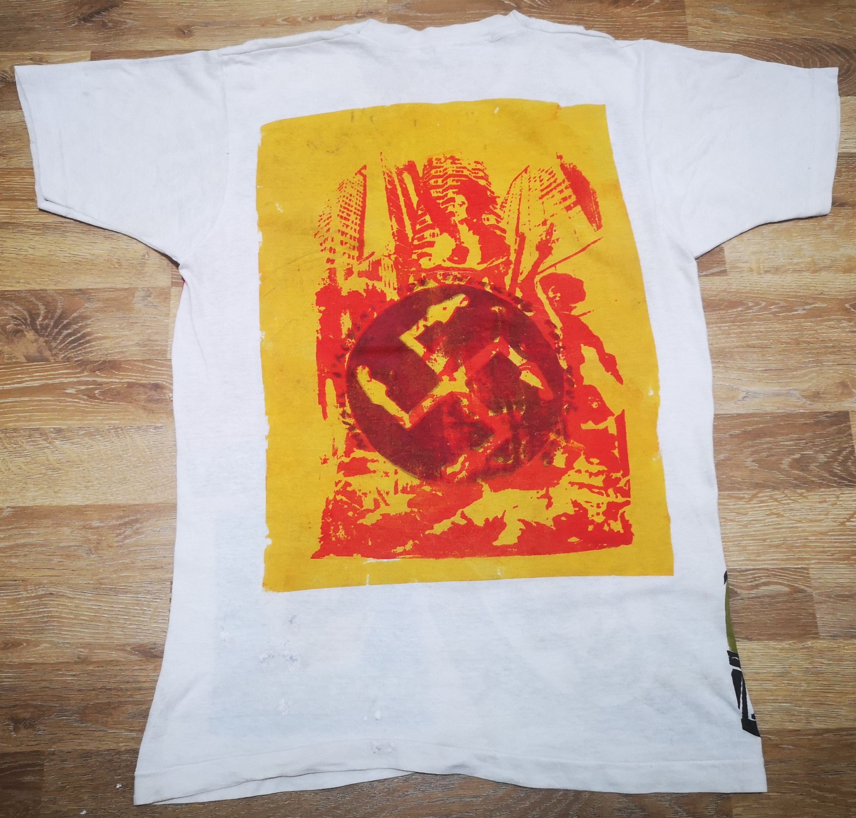 Seditionaries × Vintage Vintage 80s Fifth Column McLaren Punk Cambridge Rapist Shirt Size US S / EU 44-46 / 1 - 2 Thumbnail