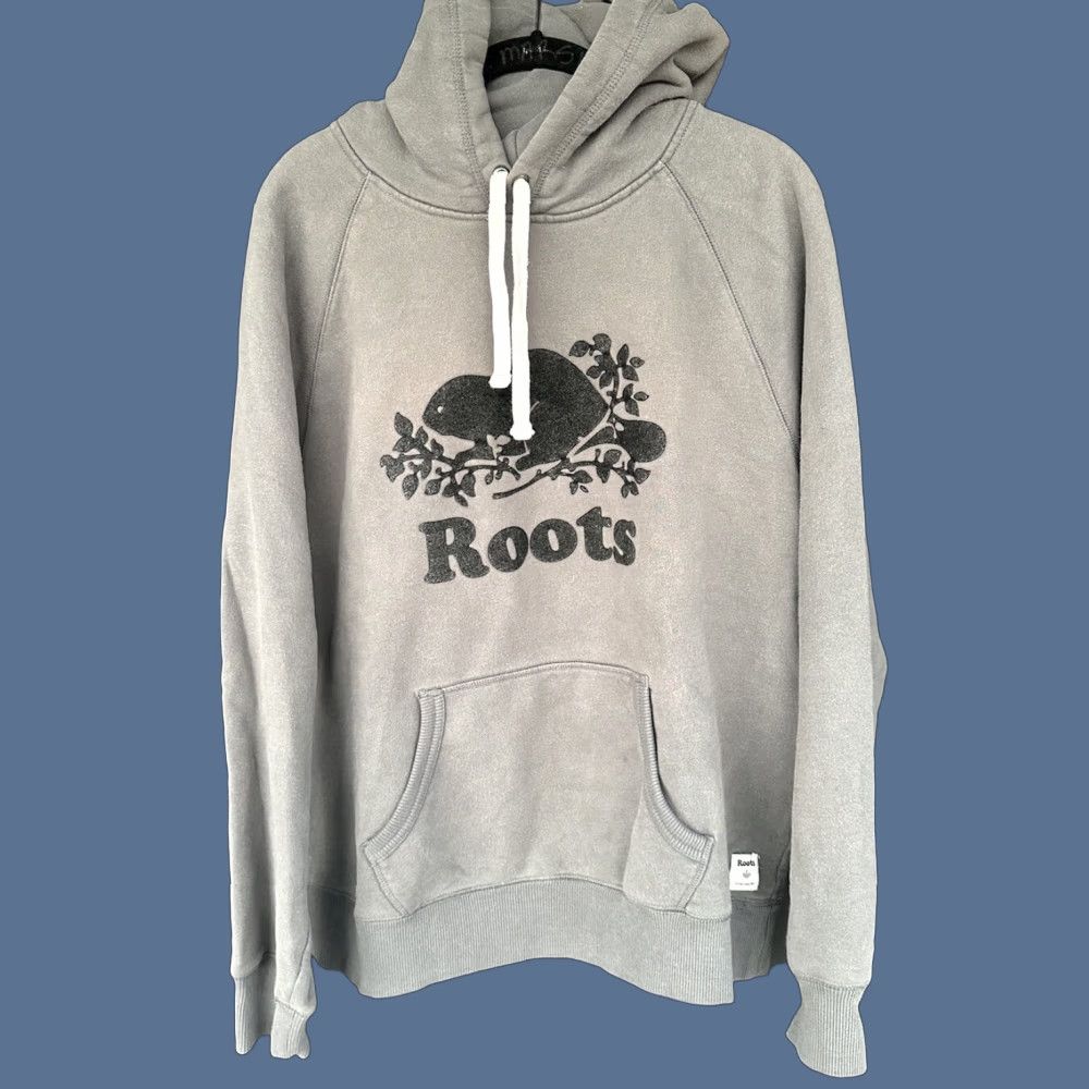 Roots ROOTS Canada Gray Black Sweatshirt Hoodie Original Organic Kanga Men’s Small S Gray Hoodie Pullover Men100% Original Canadian Roots Shirt not allowed? Size US S / EU 44-46 / 1 - 1 Thumbnail