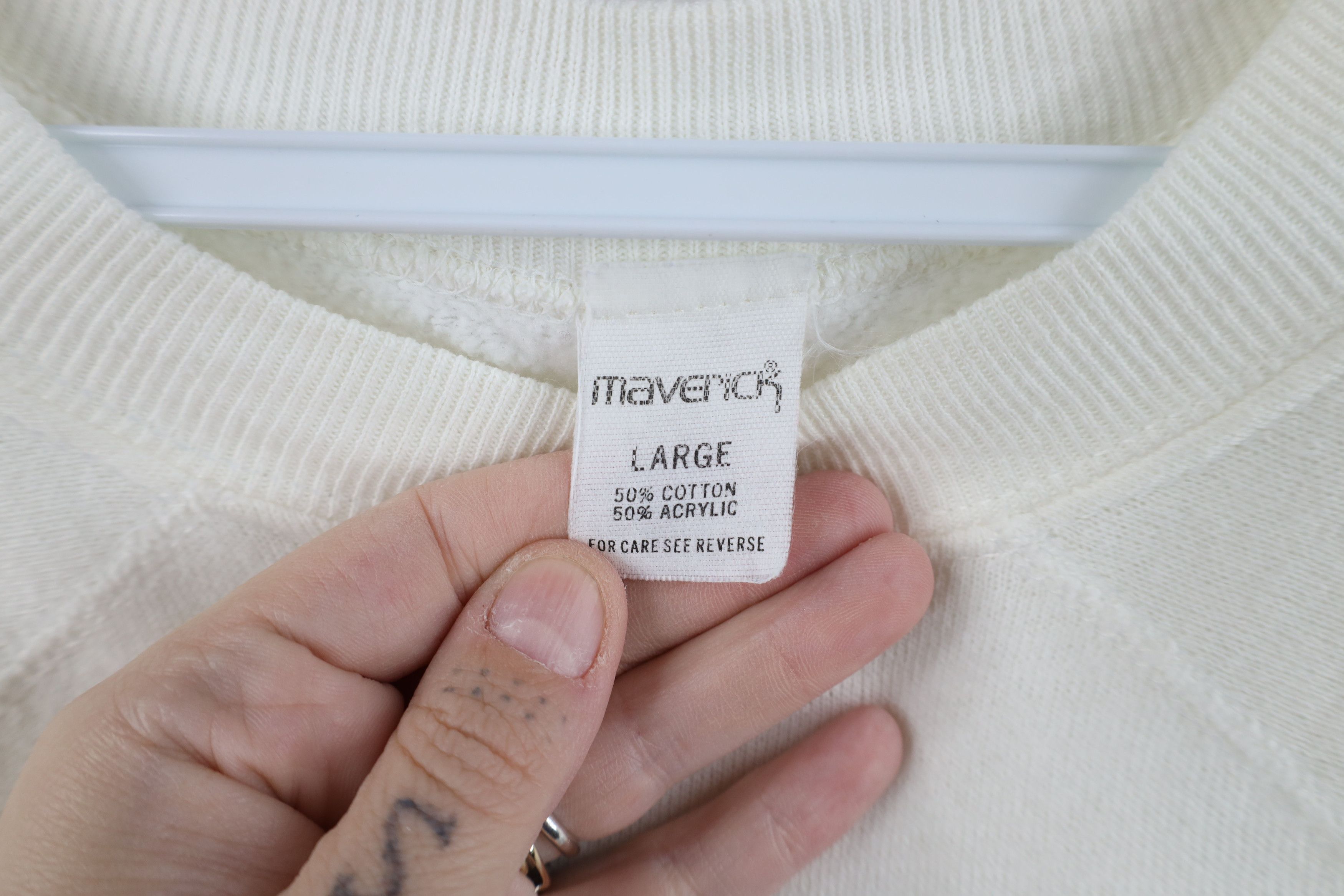 Vintage Vintage 70s University of Pittsburgh Sweatshirt White USA Size L / US 10 / IT 46 - 6 Thumbnail