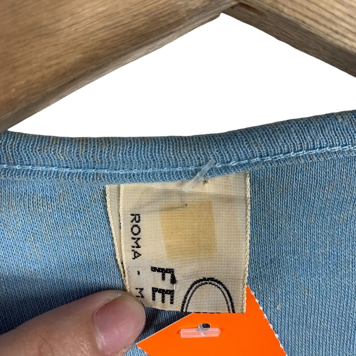 Designer × Fendi × Vintage Vintage FENDI small spellout tee Size US XS / EU 42 / 0 - 3 Thumbnail