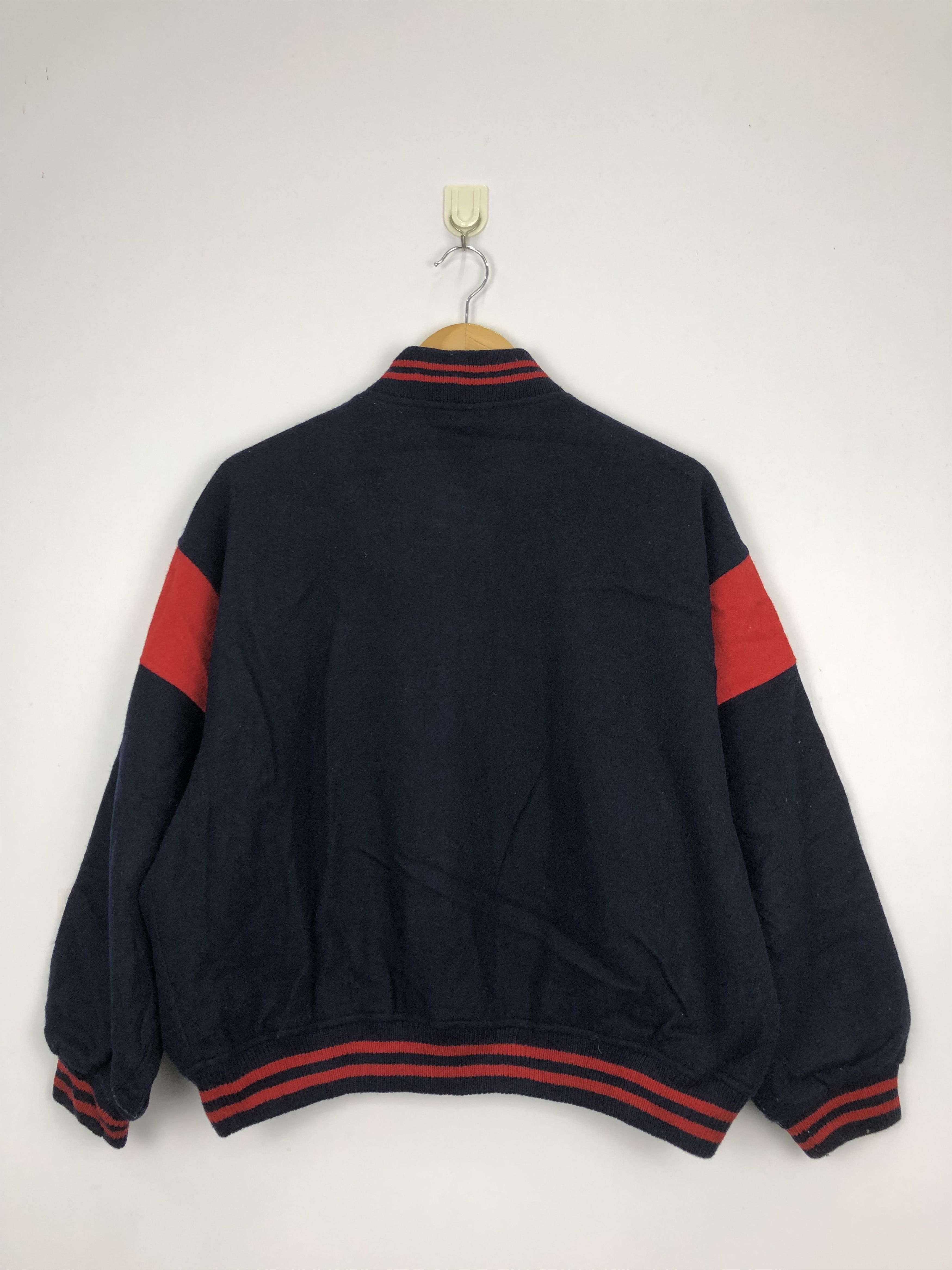 Japanese Brand Vintage 80s Japanese Brand Varsity Jacket Wool V0336 Size US L / EU 52-54 / 3 - 3 Thumbnail