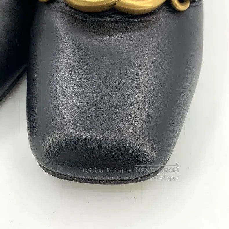 Other Gucci Black square logo thick heel high heels Size US 4.5 / IT 34.5 - 9 Thumbnail