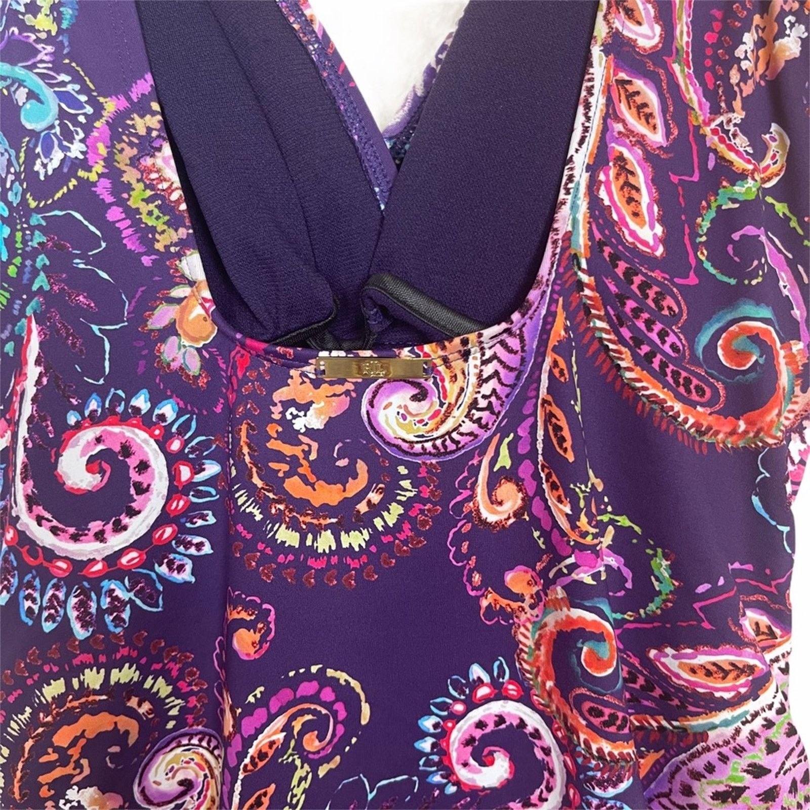 Lauren Ralph Lauren Lauren Ralph Lauren Captiva Paisley One-Piece 6 Size ONE SIZE - 6 Thumbnail