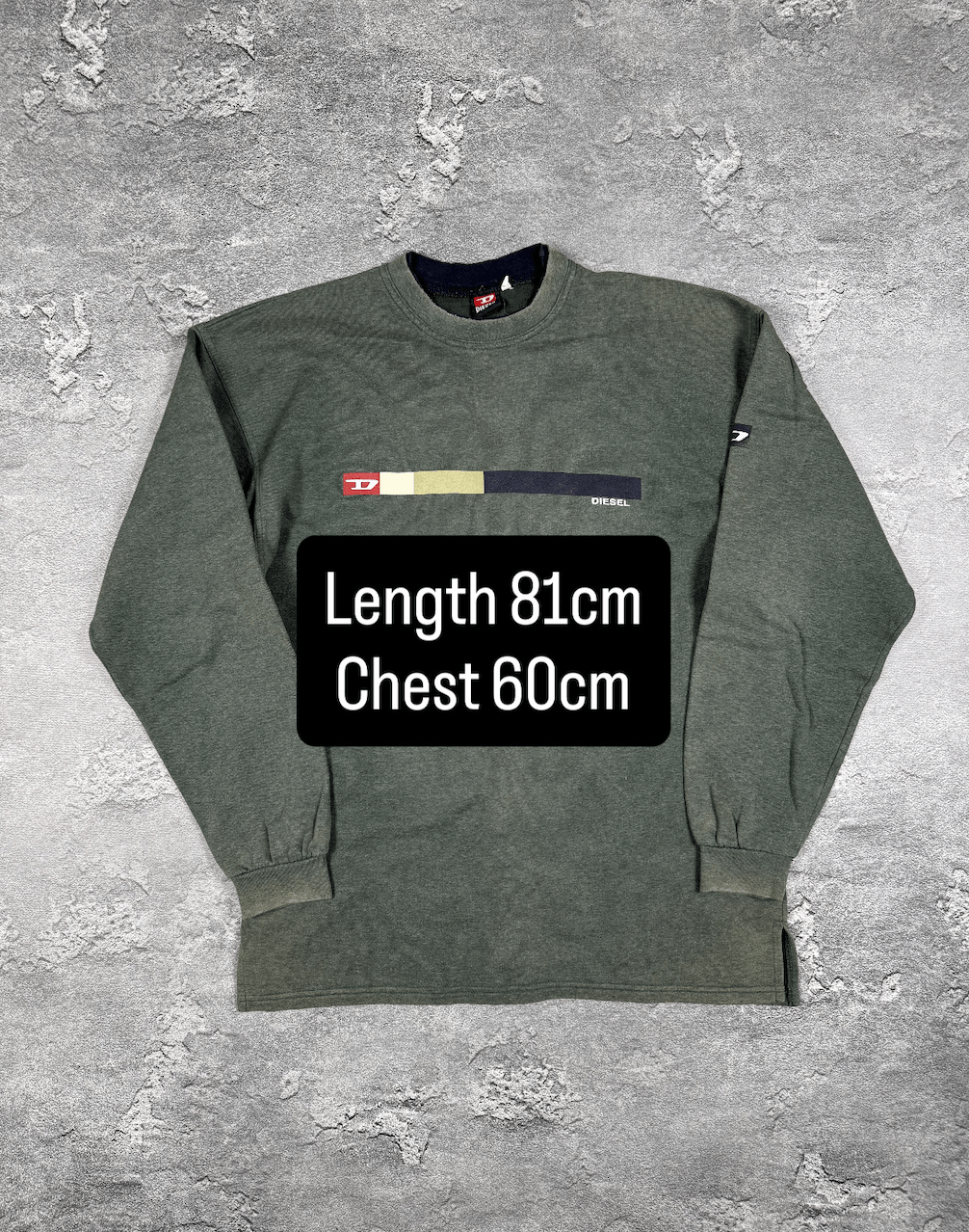 If Six Was Nine Diesel 2000s Vintage Sweatshirt Size M Streetwear Retro Size US XL / EU 56 / 4 - 2 Thumbnail