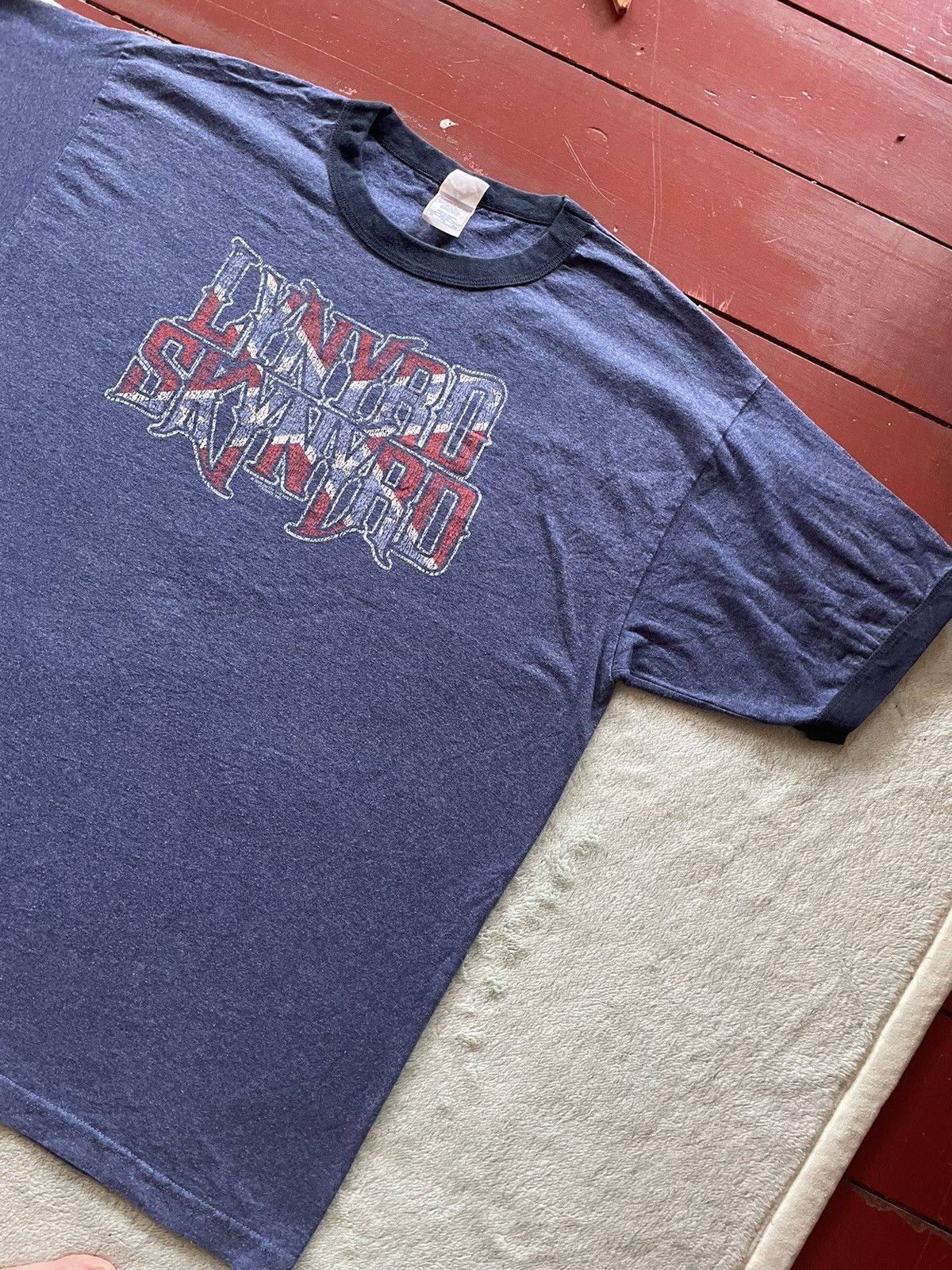 Alstyle × Band Tees × Vintage 🔥Vintage🔥 2003 Lynyrd Skynrd Band Ringer Tee Size US XL / EU 56 / 4 - 4 Thumbnail