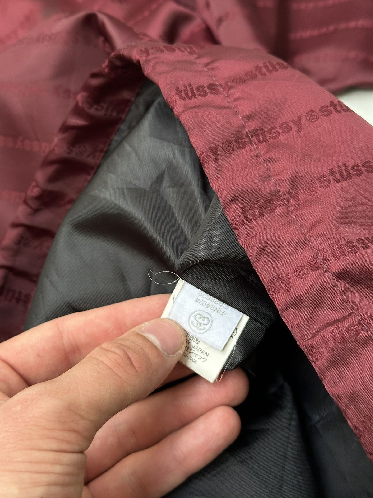 Stussy × Vintage RARE STUSSY VINTAGE MONOGRAM LIGHT JACKET Size US M / EU 48-50 / 2 - 8 Thumbnail