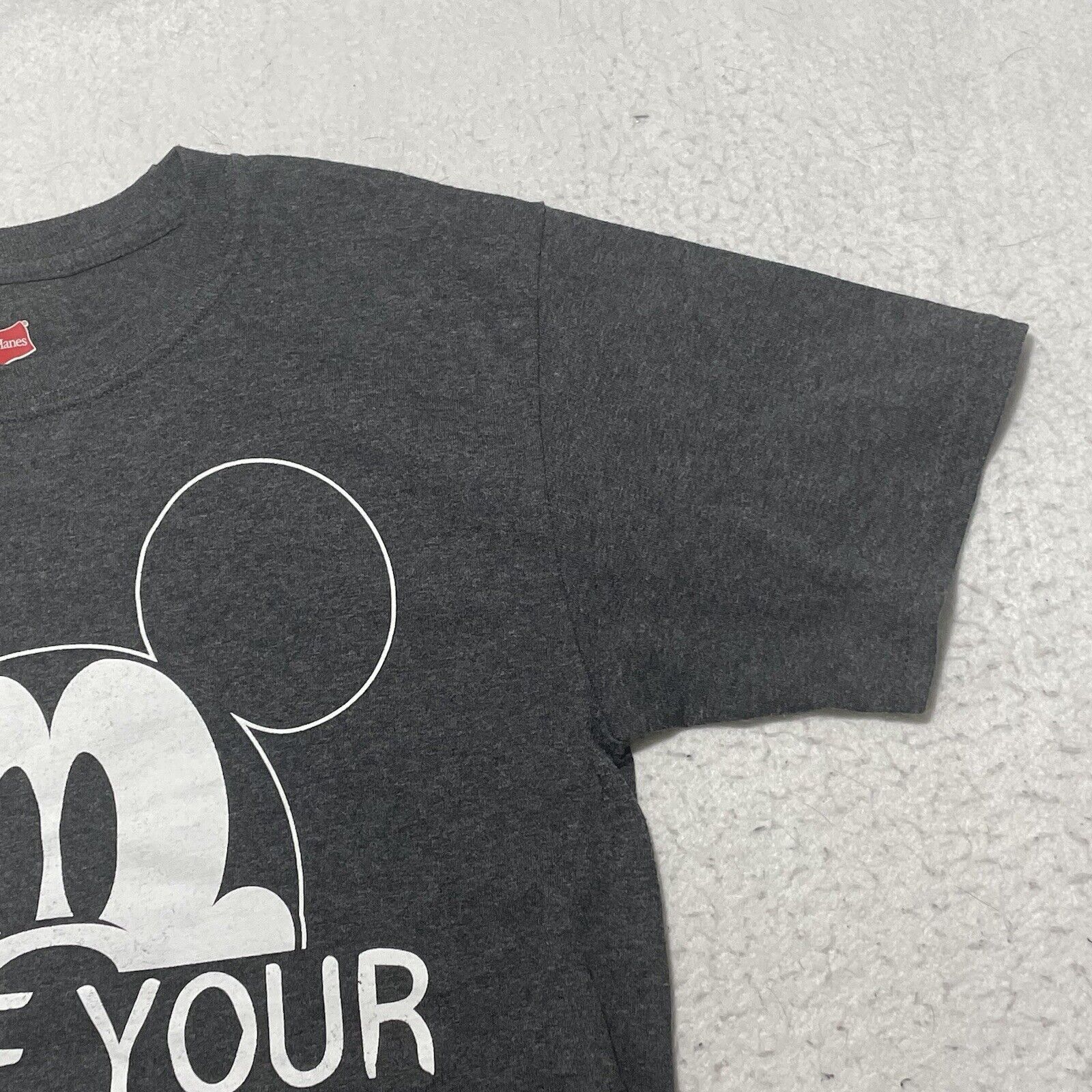 Disney Disney Small I'll Be Your Mickey Mouse Gray Graphic T Shirt Size US S / EU 44-46 / 1 - 4 Thumbnail