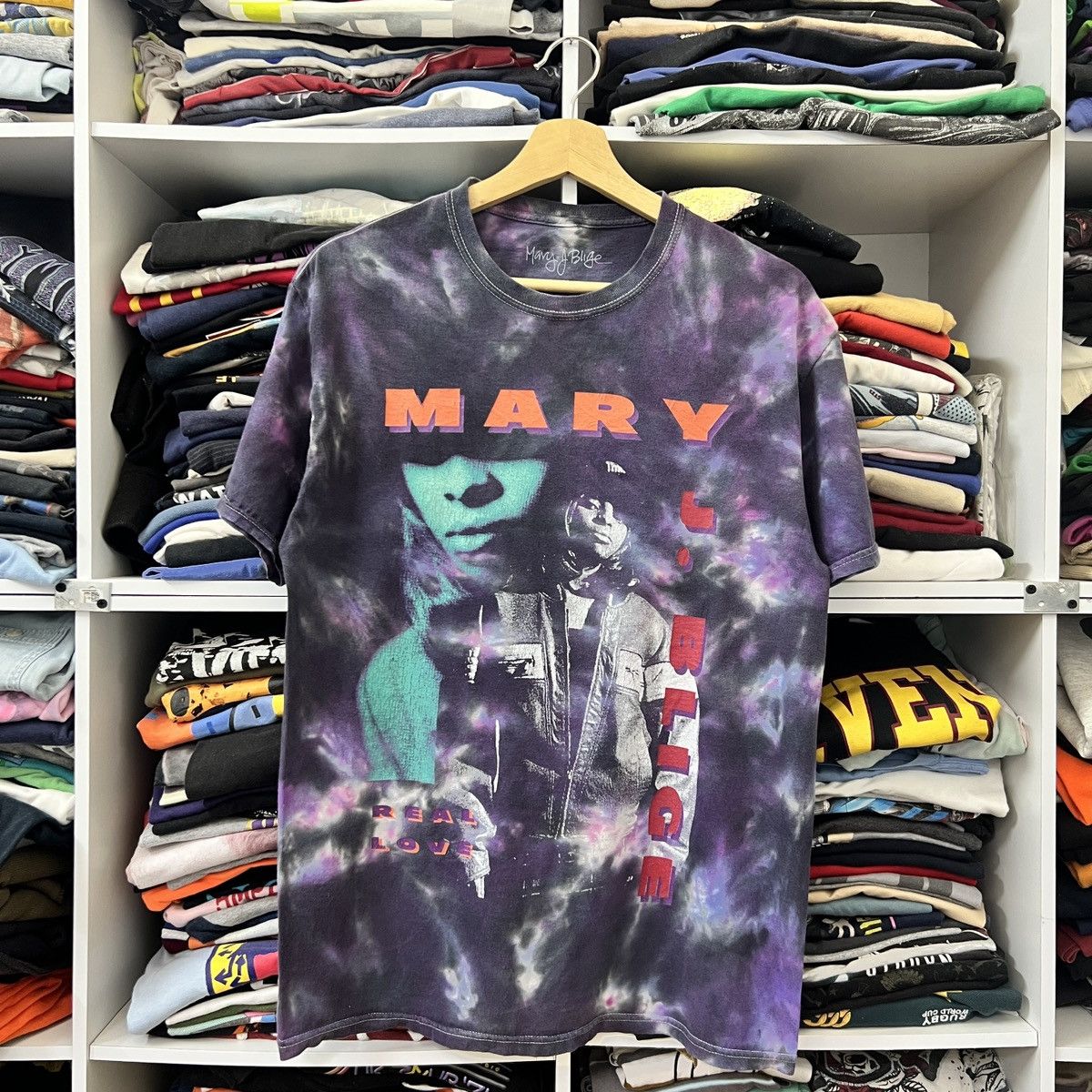 Rap Tees MARY J BLIGE “REAL LOVE” Size US M / EU 48-50 / 2 - 1 Thumbnail