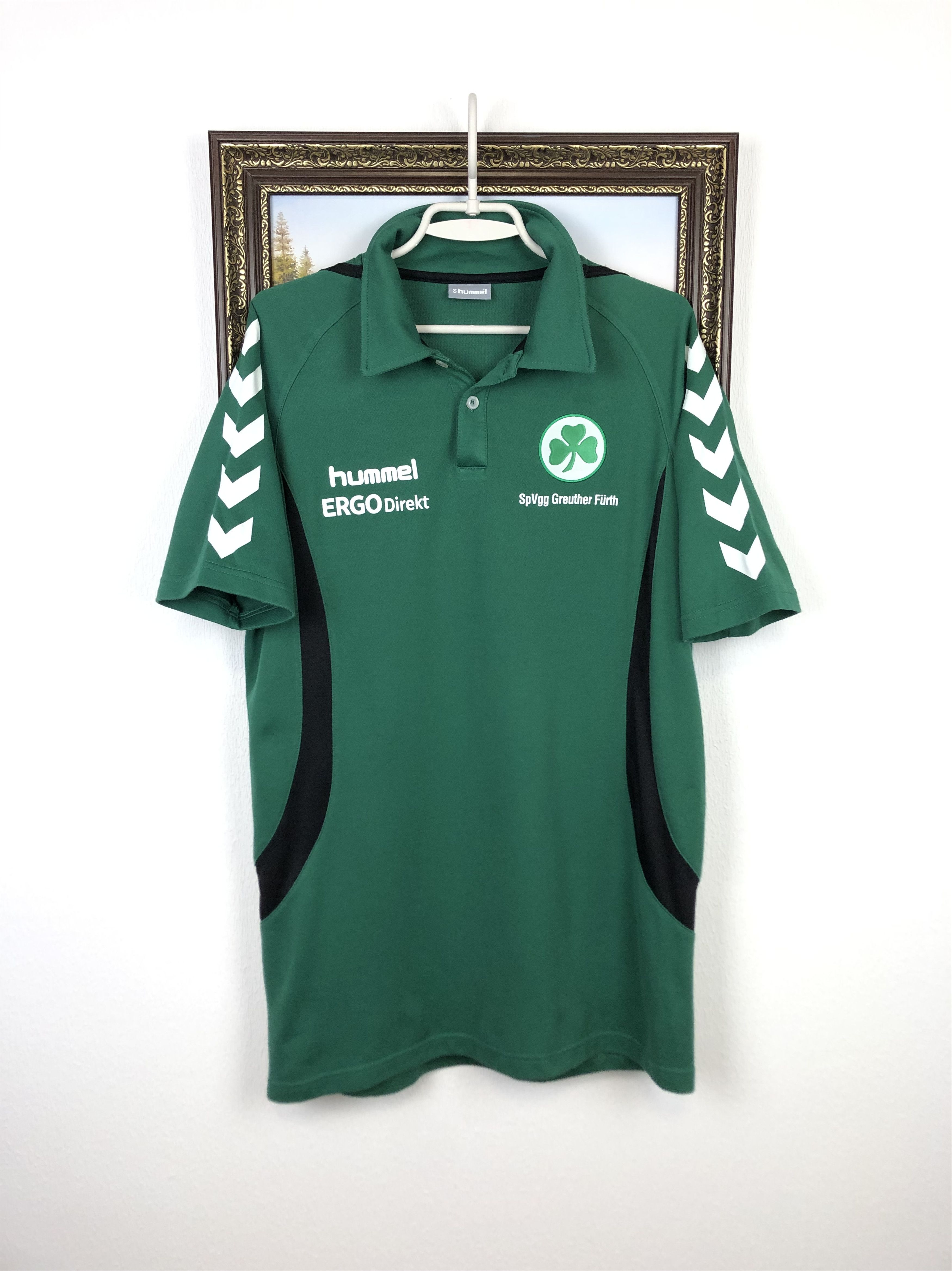 Hummel Hummel Greuther Furth Football Shirt Jersey Polo Tee Hype Size US M / EU 48-50 / 2 - 1 Thumbnail