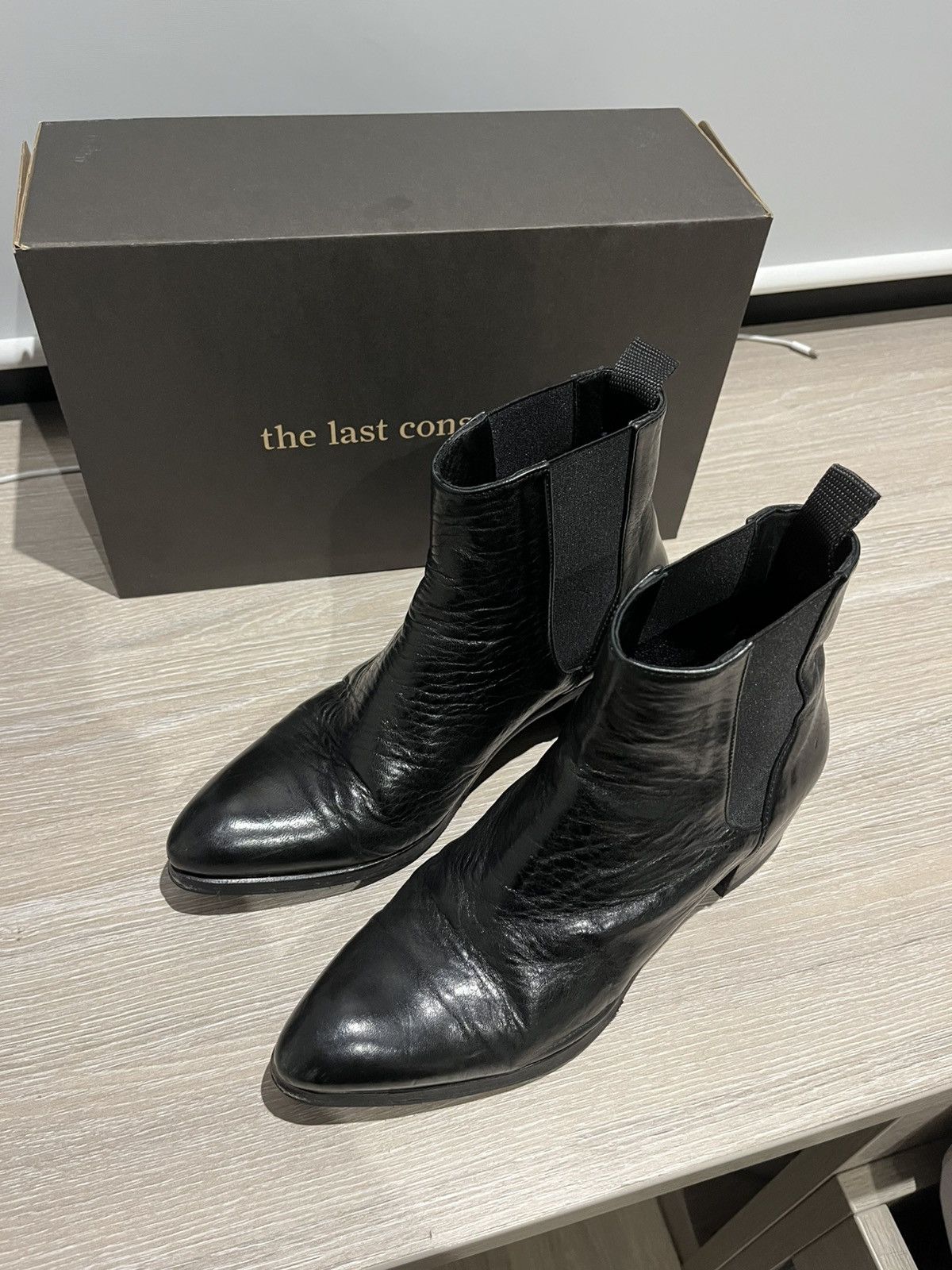 The Last Conspiracy The Last Conspiracy black leather ankle boots Size US 8.5 / IT 38.5 - 2 Thumbnail