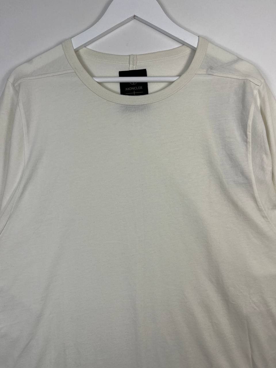 Moncler Rick Owens Moncler Crewneck Short Sleeve T-Shirt Milk L Size US L / EU 52-54 / 3 - 2 Thumbnail