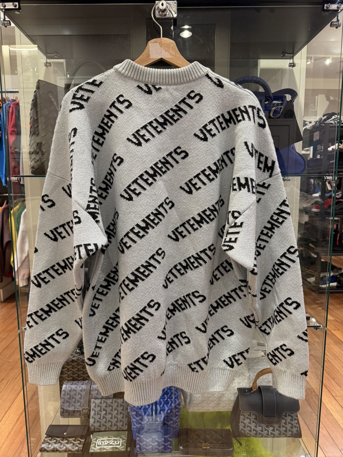 Vetements Vetements AOP Knit Sweater Size US M / EU 48-50 / 2 - 2 Thumbnail