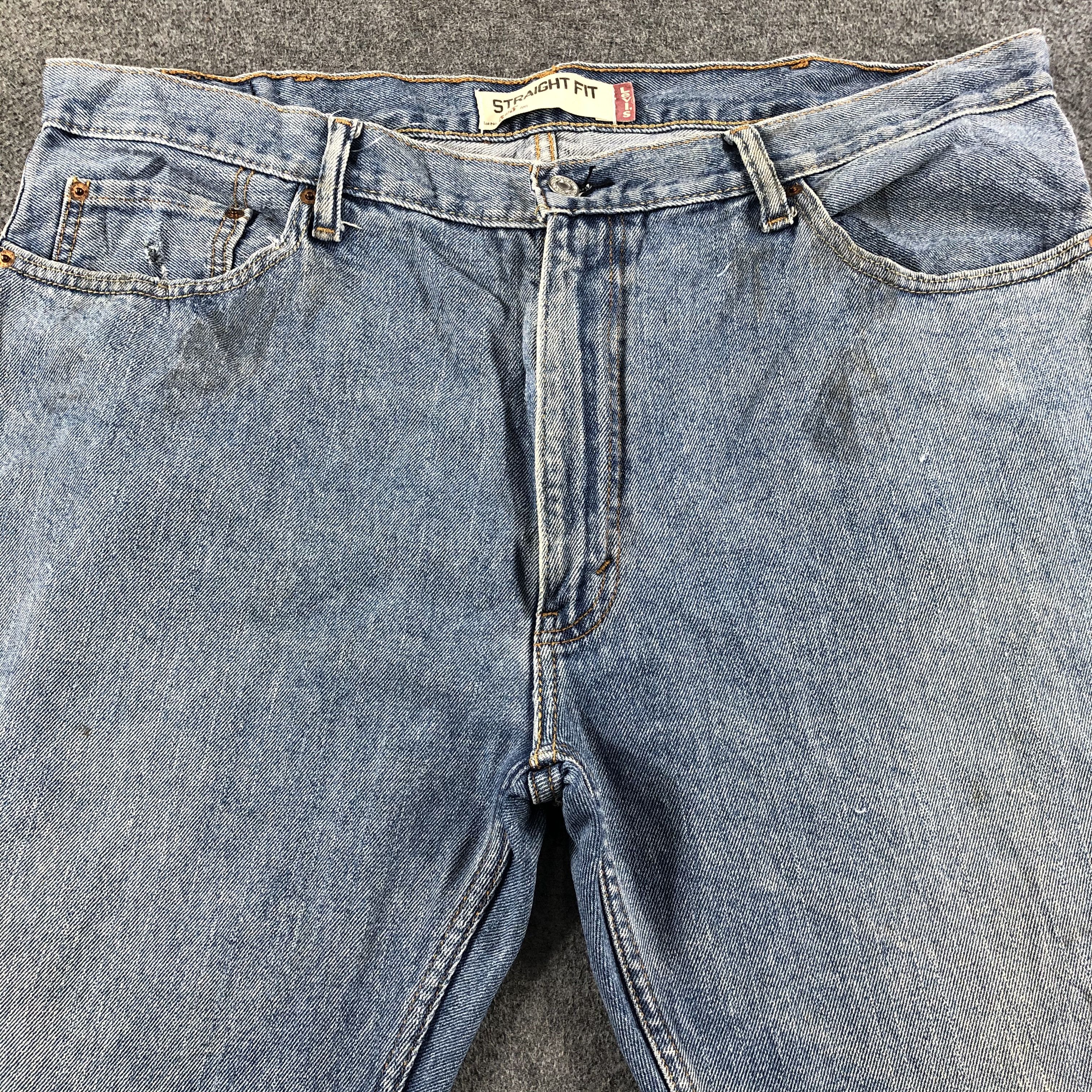 Levi's Vintage Blue Wash Levis 505 Jeans-J2588 Size US 42 / EU 58 - 3 Thumbnail