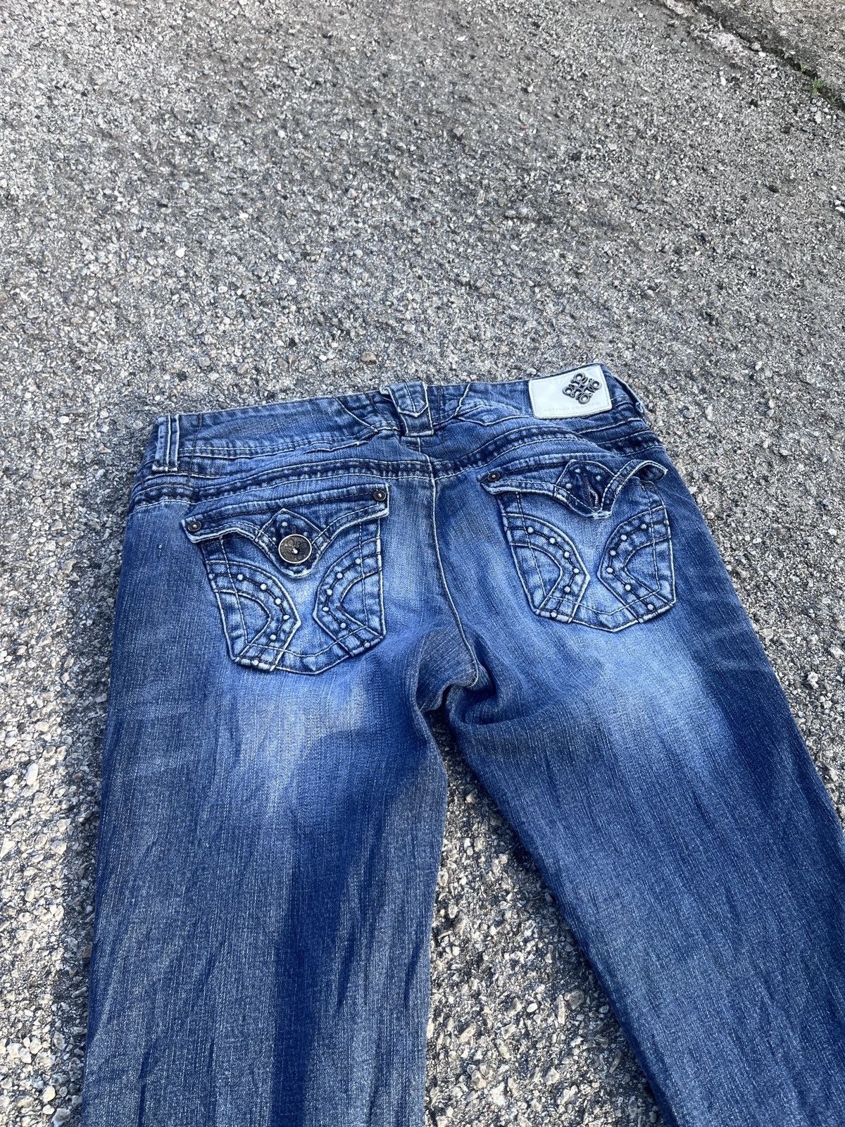 Japanese Brand × Vintage Artisan Denim Blue Flare Jean Size US 30 / EU 46 - 4 Thumbnail