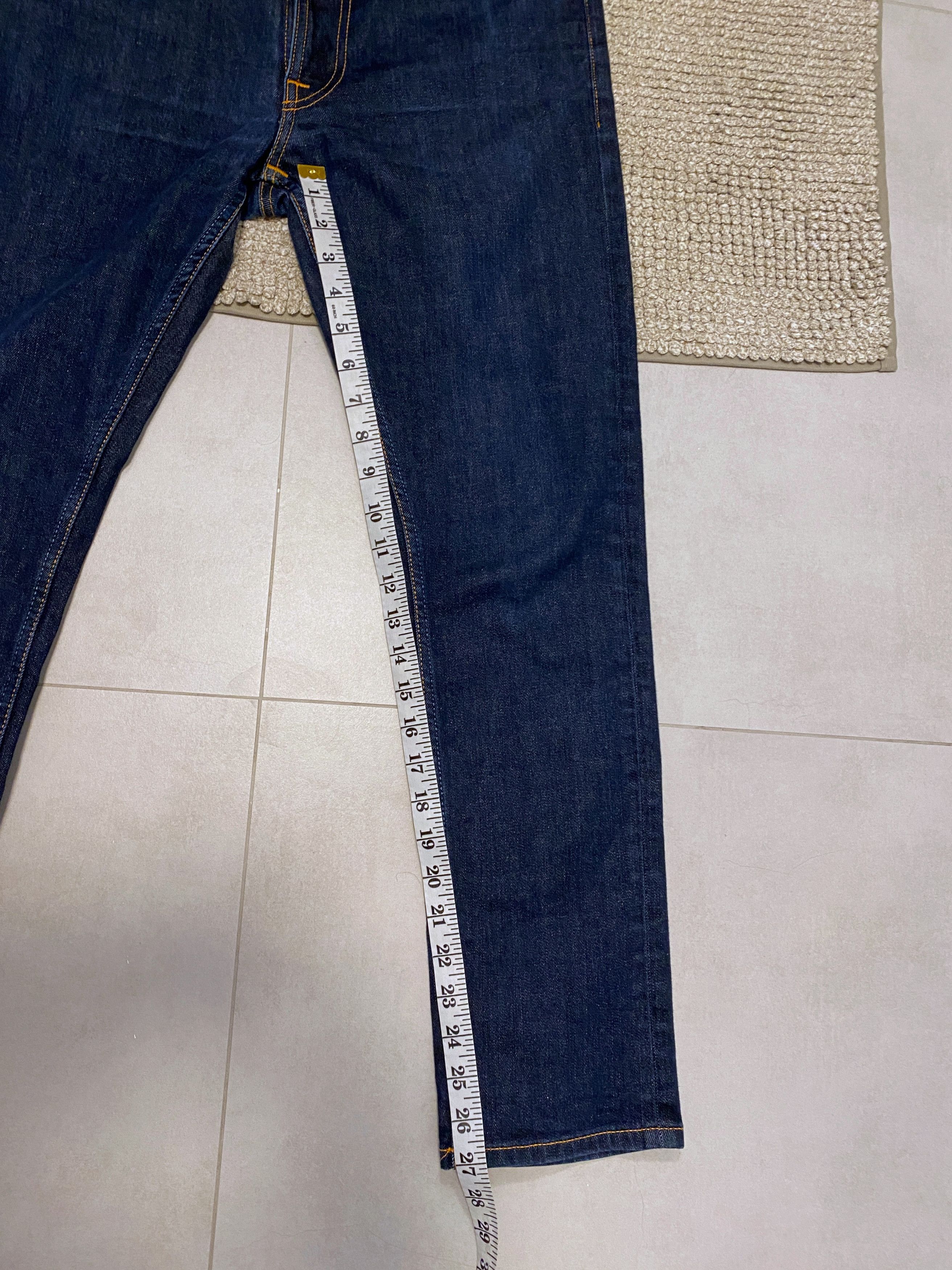 Denime × Nudie Jeans Nudie Jeans Lean Dean Dry 16 Dips denim jeans size W 32 L 30 Size US 32 / EU 48 - 12 Thumbnail