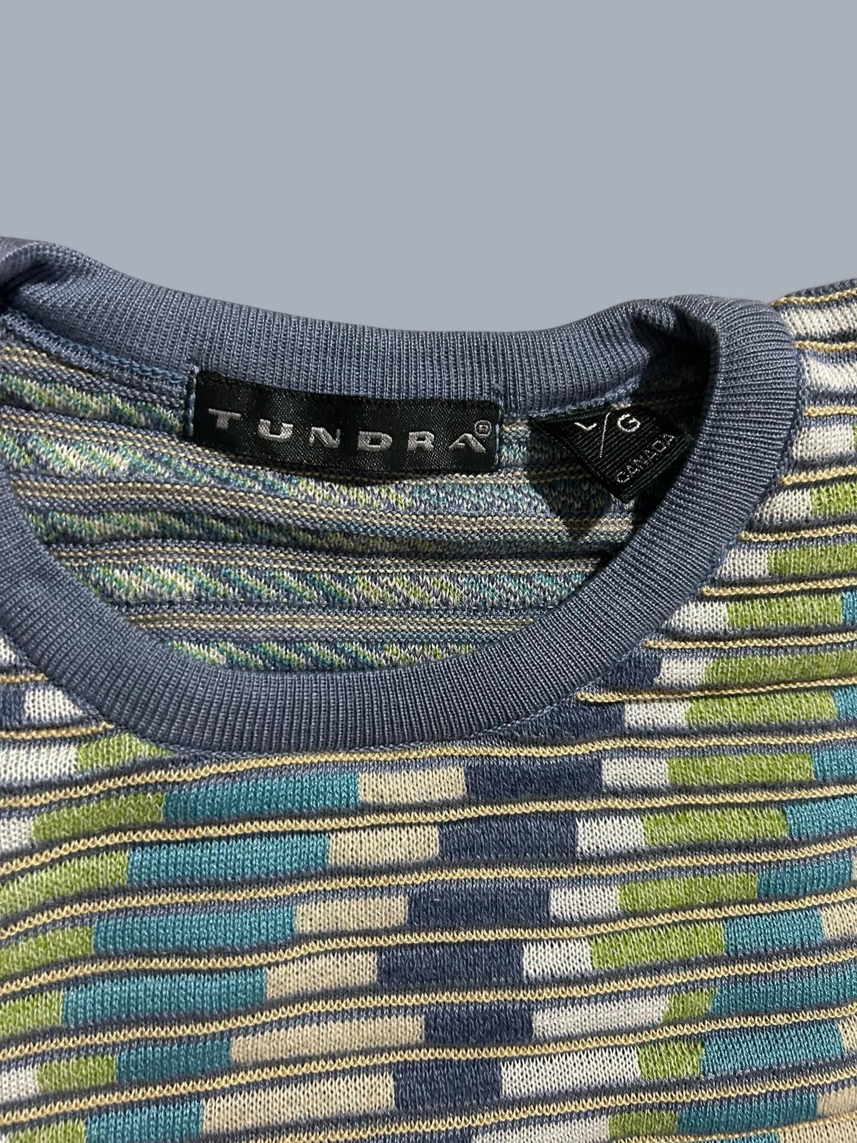 Tundra 2X Vintage Nineties 3D Coogi Tundra Knit Sweaters LARGE NWT Size US L / EU 52-54 / 3 - 6 Thumbnail