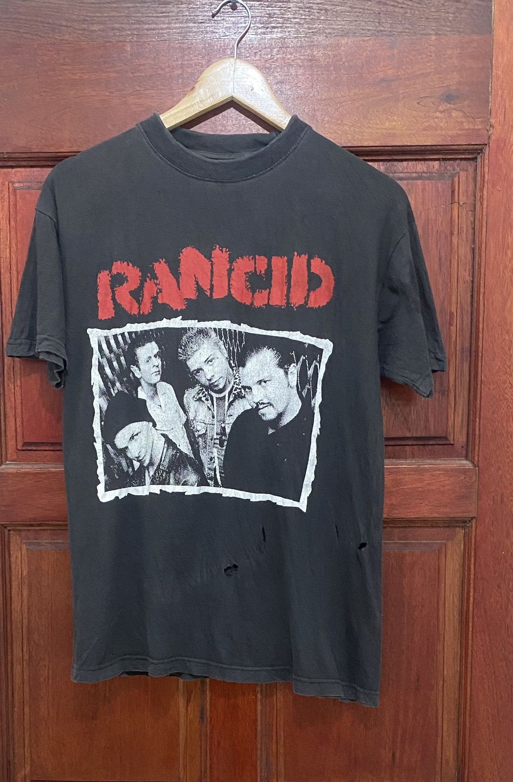 Band Tees × Vintage BOOTLEG Vintage Rancid Distressed Tshirt Size US S / EU 44-46 / 1 - 1 Thumbnail