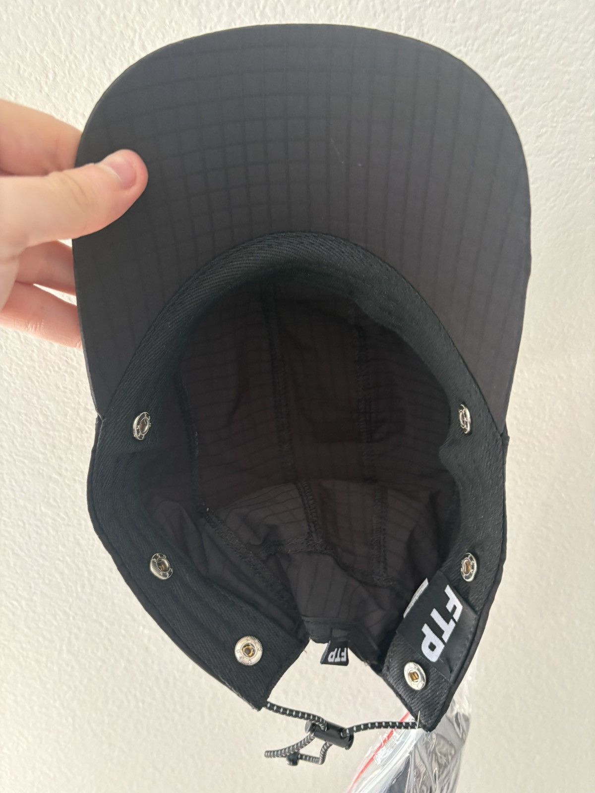 Fuck The Population FTP piping facemask running hat black Size ONE SIZE - 3 Thumbnail