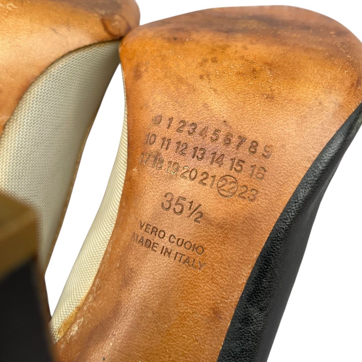 Maison Margiela Maison Margiela Half Leather Half Mesh Heels Size US 5.5 / IT 35.5 - 6 Thumbnail