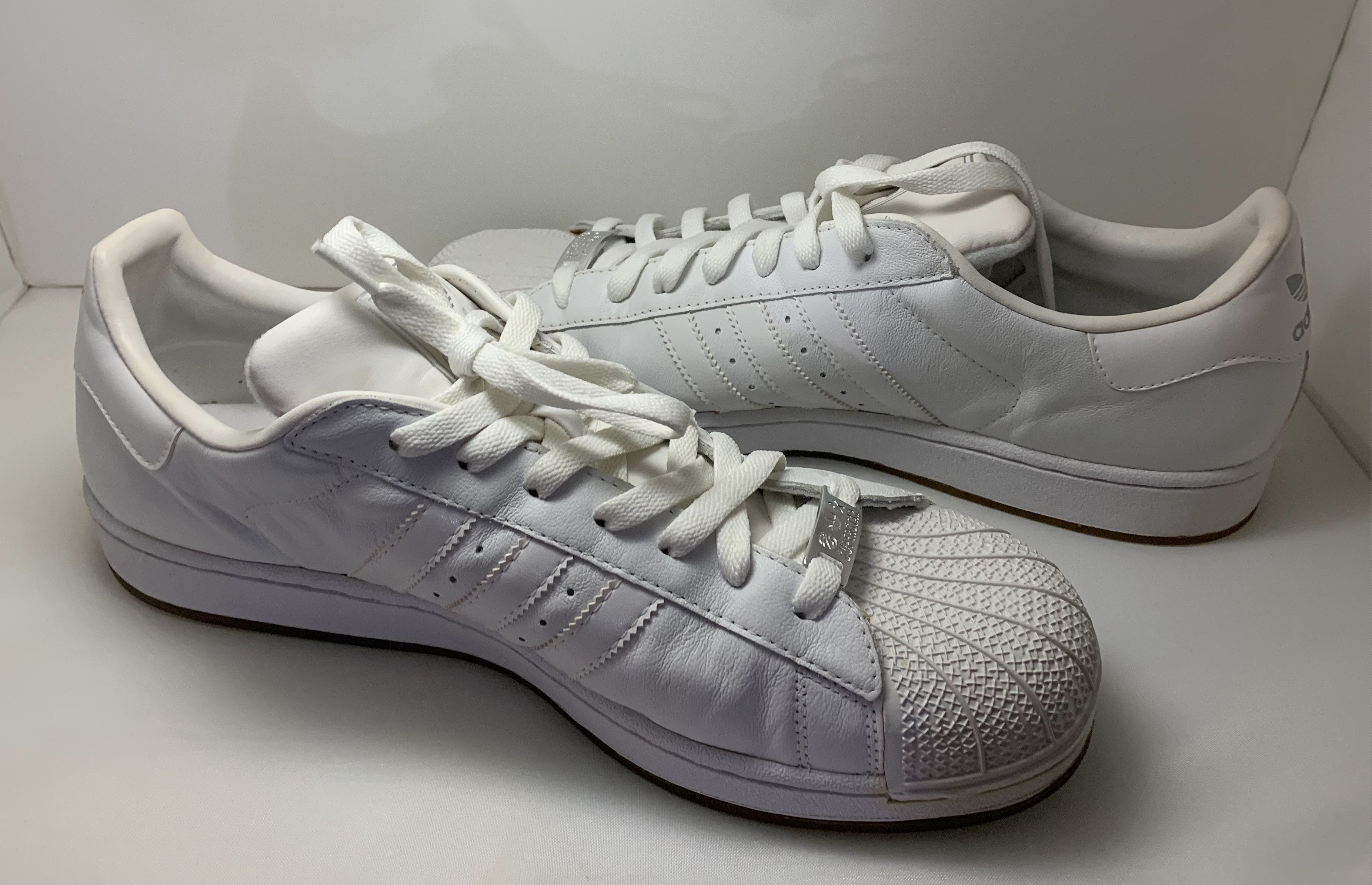 Adidas VINTAGE Adidas Superstar II 659753 Mens Size 13 White/Sliver Size US 13 / EU 46 - 5 Thumbnail