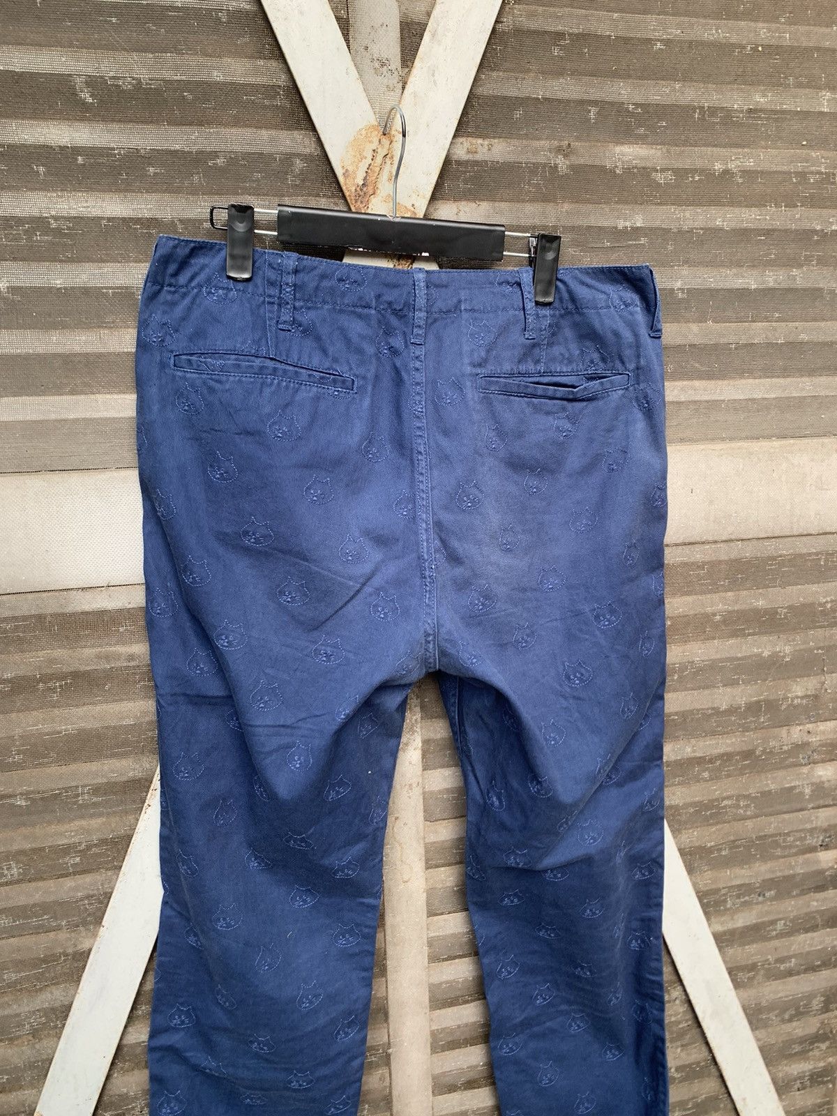 Issey Miyake 👹Issey Miyake Ne-Net Embroidery Cats Monogram Pants Size US 30 / EU 46 - 12 Thumbnail