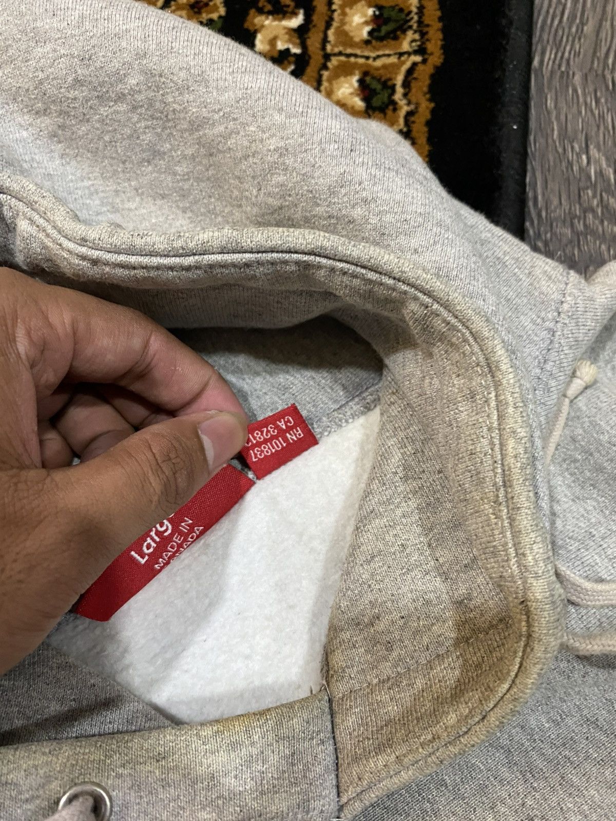 Supreme Supreme 2012 Logo Box OG Hoodie Size US L / EU 52-54 / 3 - 11 Thumbnail
