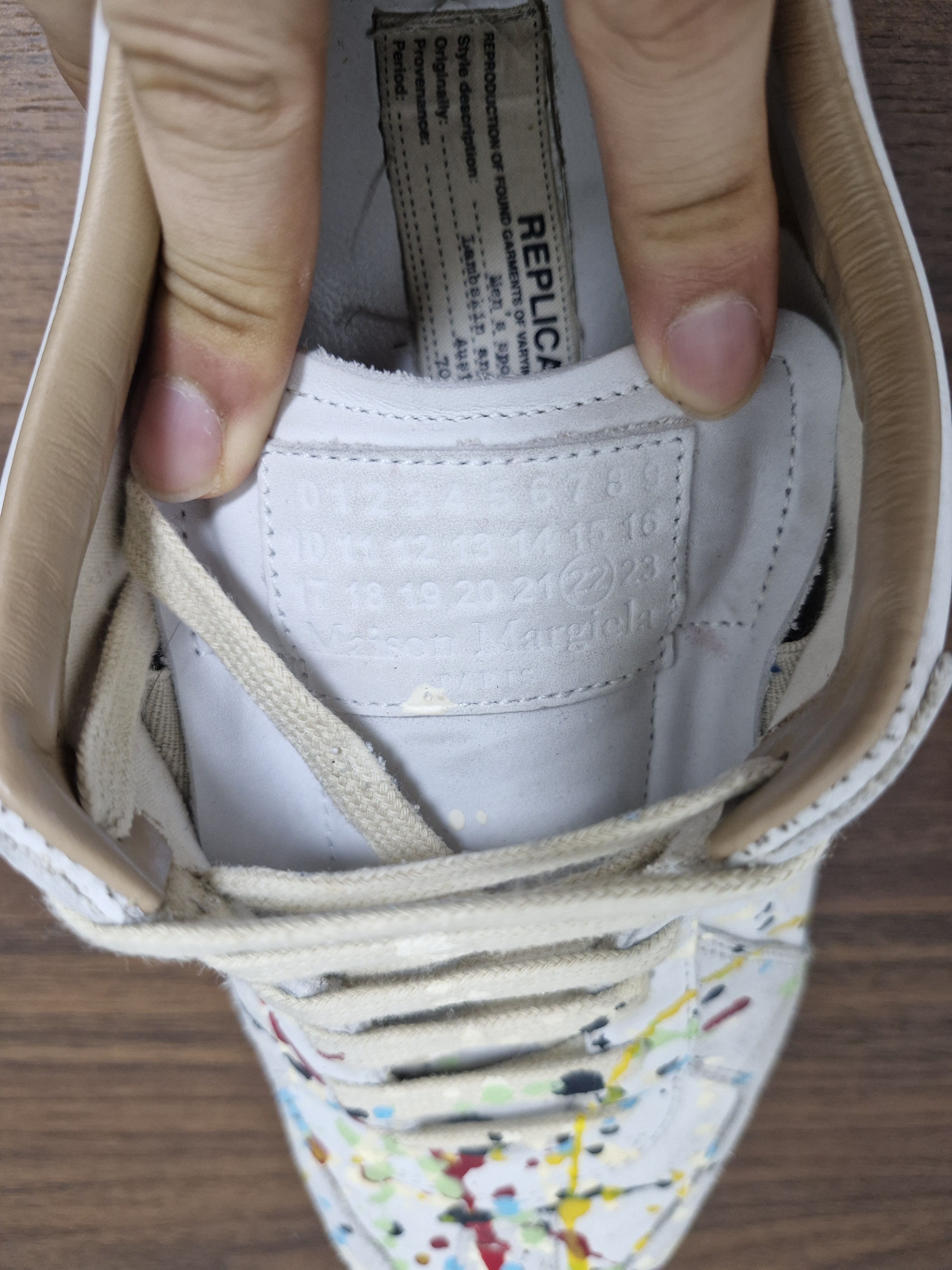 Maison Margiela MAISON MARGIELA Paint Splatter GATs Size US 8 / EU 41 - 6 Thumbnail