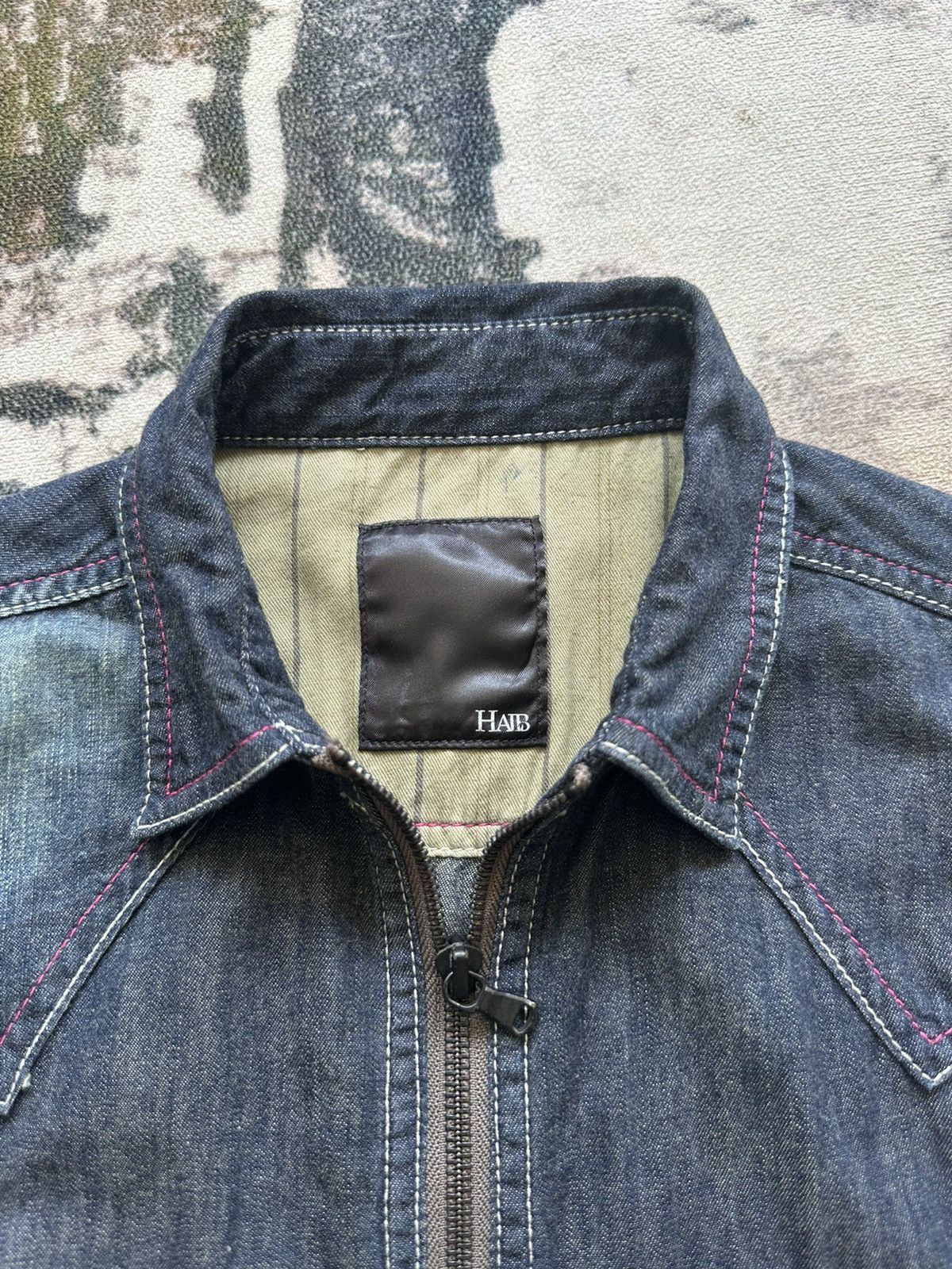 Tete Homme 00’s HALB by Tete Homme zipper denim shirt Size US M / EU 48-50 / 2 - 7 Thumbnail