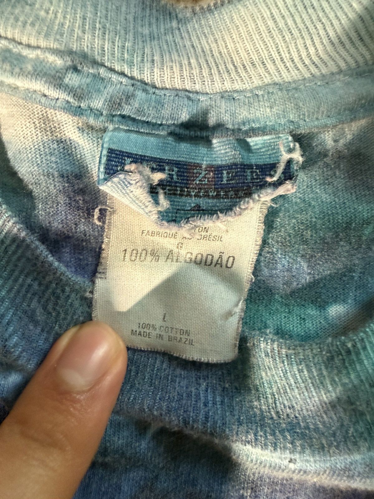 Vintage Vintage Tie-Dye Grey Wolf T-shitt Size US L / EU 52-54 / 3 - 2 Thumbnail