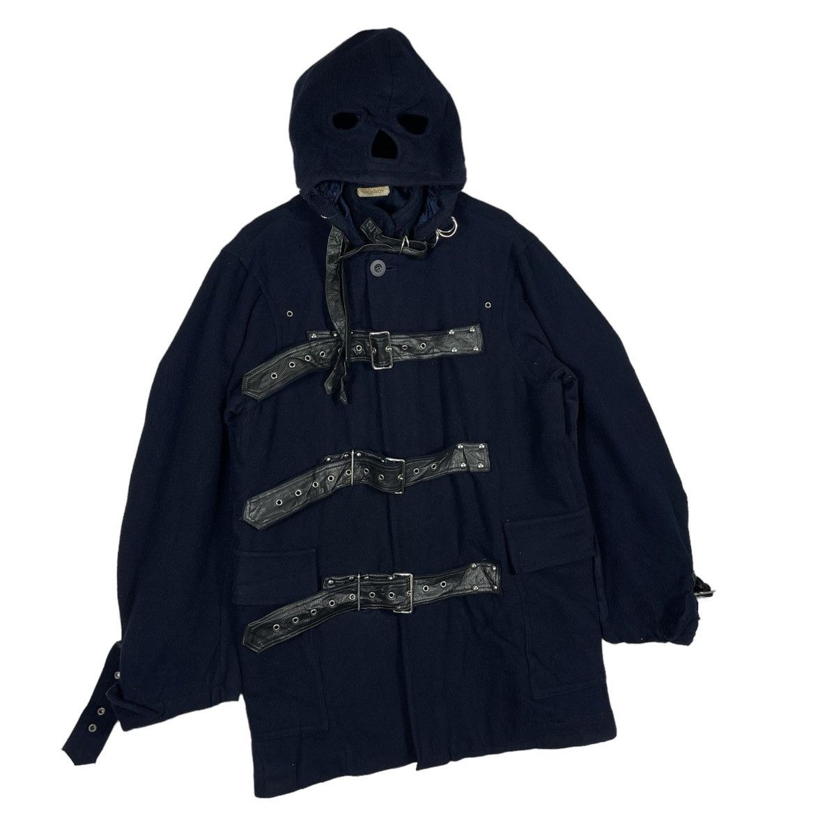 If Six Was Nine × Seditionaries Vintage Milkboy Industrial Punk Long Jacket Duffle Coat Size US L / EU 52-54 / 3 - 4 Thumbnail