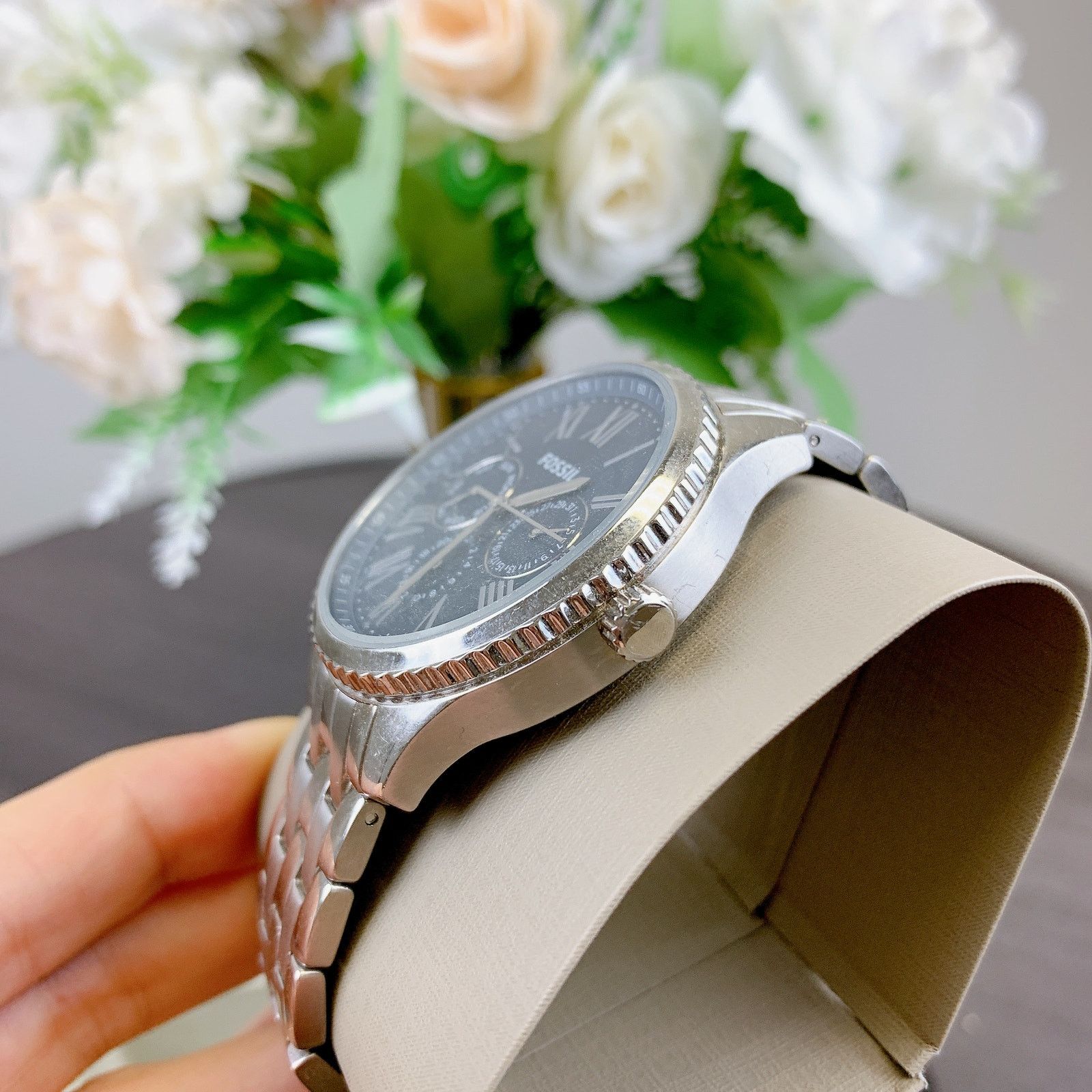 Fossil Fossil BQ3575 Redding Multifunction Stainless Steel Watch Size ONE SIZE - 6 Thumbnail