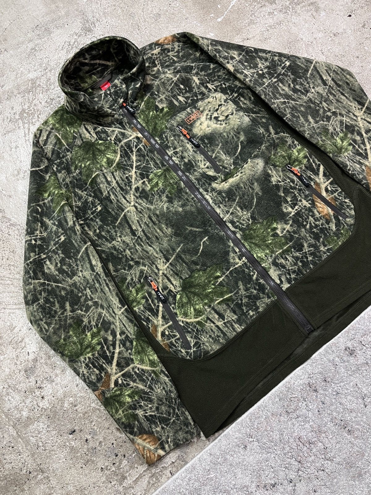 Vintage WINDTECH MEMBRANA CAMO FLEECE JACKET - LOT № 2256 Size US L / EU 52-54 / 3 - 2 Thumbnail