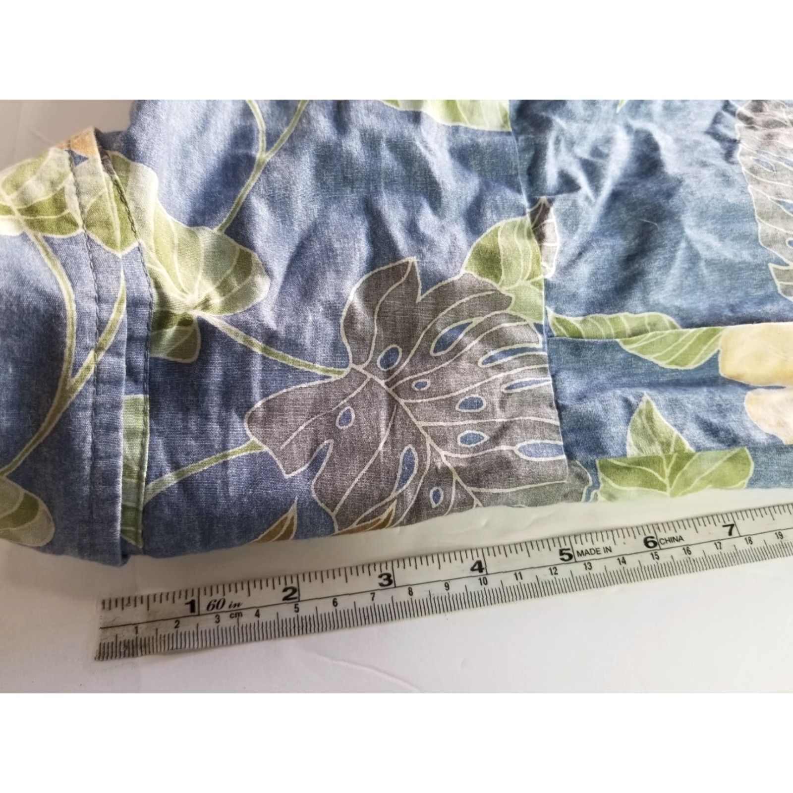 Tori Richard Tori Richard Button-Up Shirt XL Hawaiian Geometric Cotton Short Sleeve Mens Blue USA MADE Size US XL / EU 56 / 4 - 5 Thumbnail