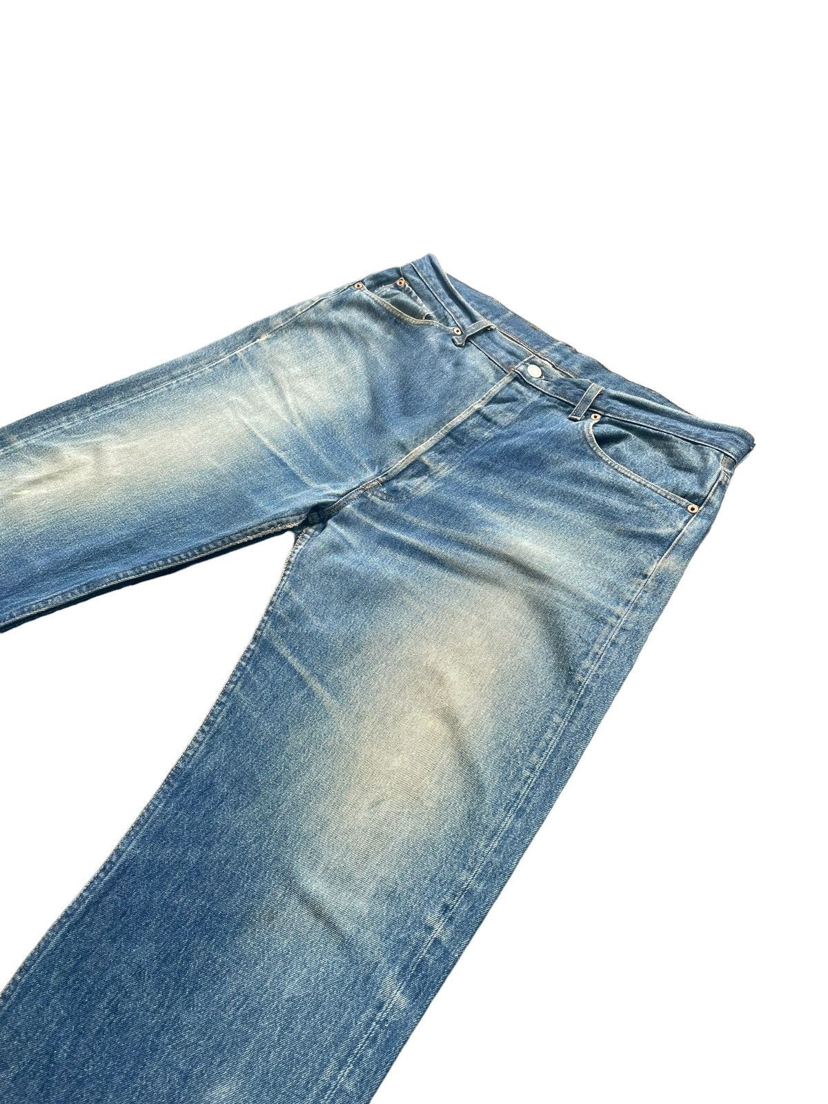Levi's Vintage 1994 Levis 501 e Faded Denim Size US 39 - 2 Thumbnail