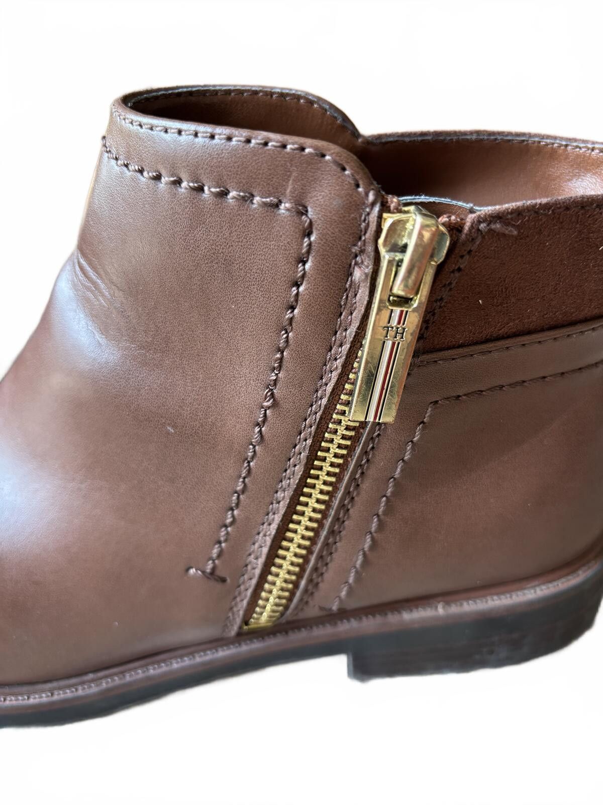 Tommy Hilfiger Tommy Hilfiger Fawn 2 Brown Ankle Booties - Women's Size 6.5 Size US 6.5 / IT 36.5 - 6 Thumbnail