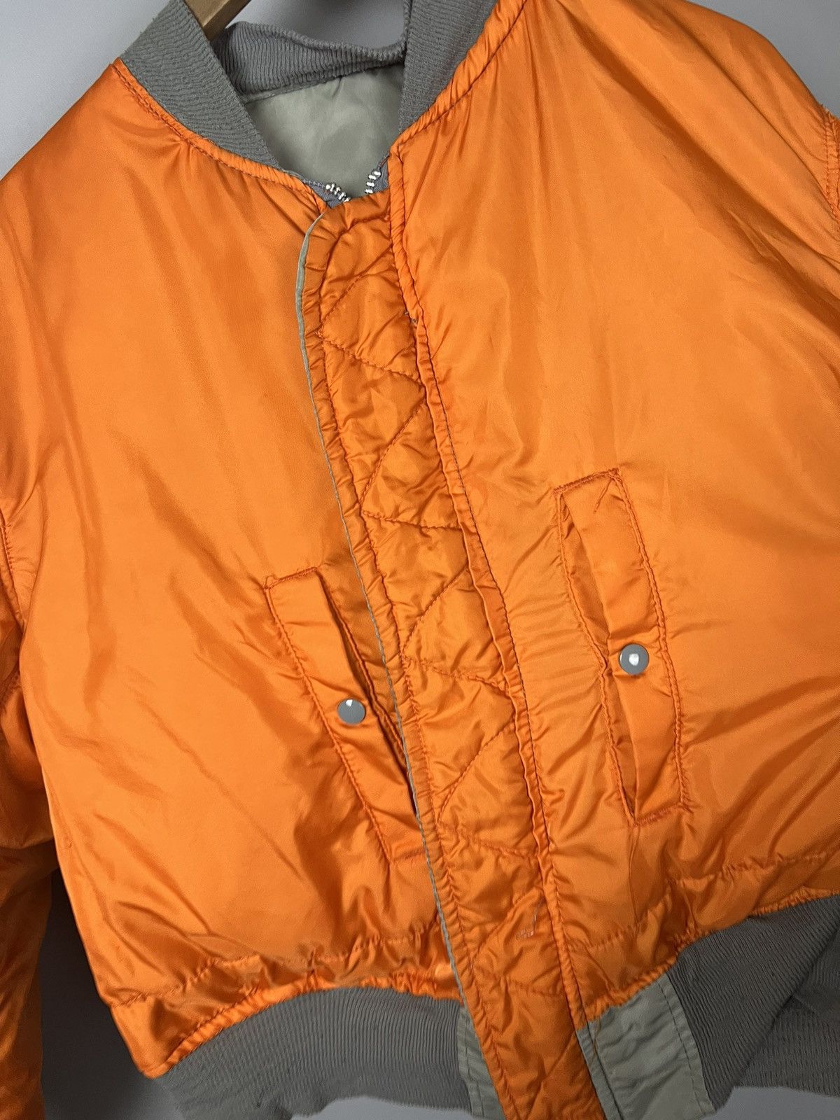 Alpha Industries XL-L Alpha Industries vintage flight reversible bomber jacke Size US XL / EU 56 / 4 - 14 Thumbnail