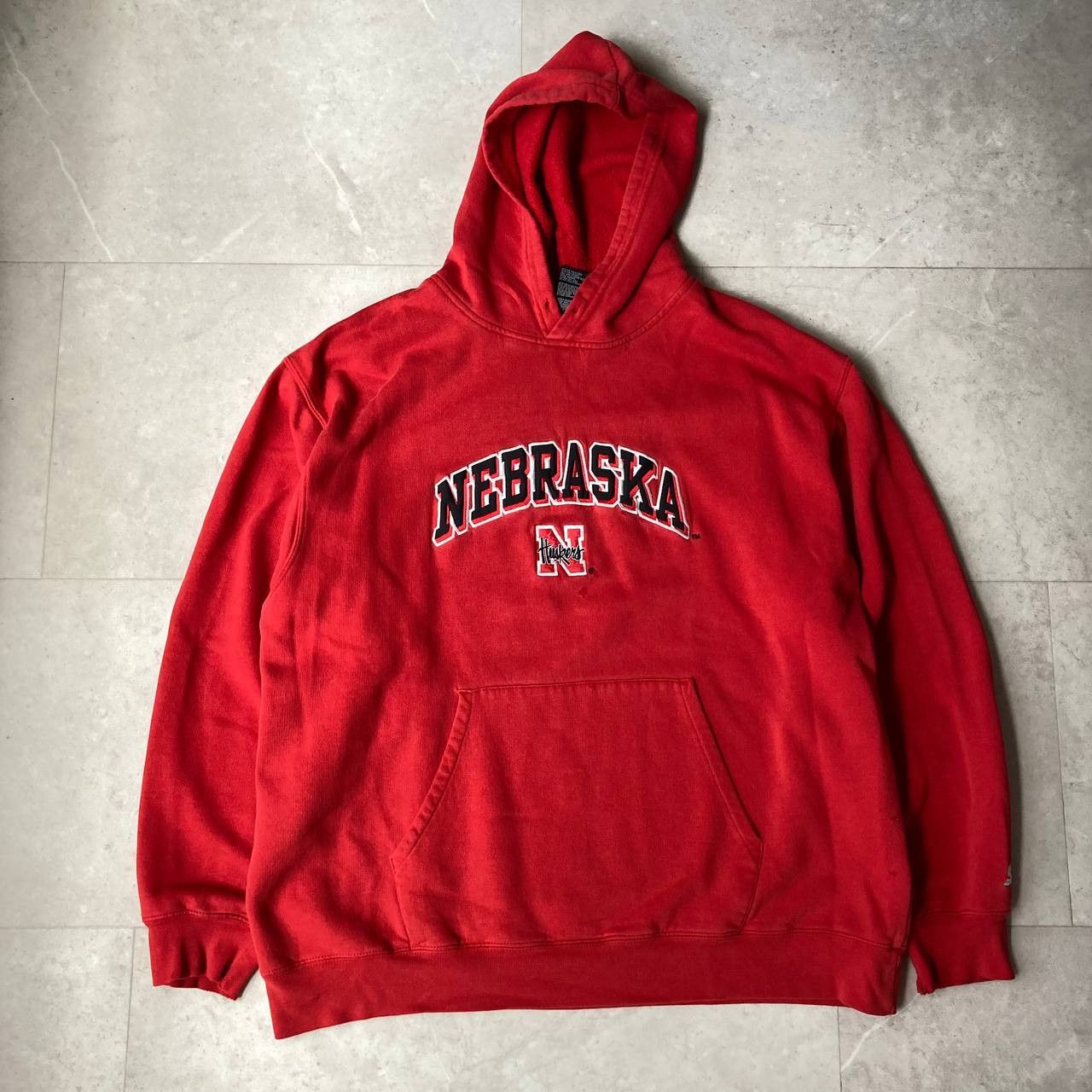 Starter Vintage Nebraska Huskers NCAA Football Distressed Hoodie Size US L / EU 52-54 / 3 - 1 Thumbnail