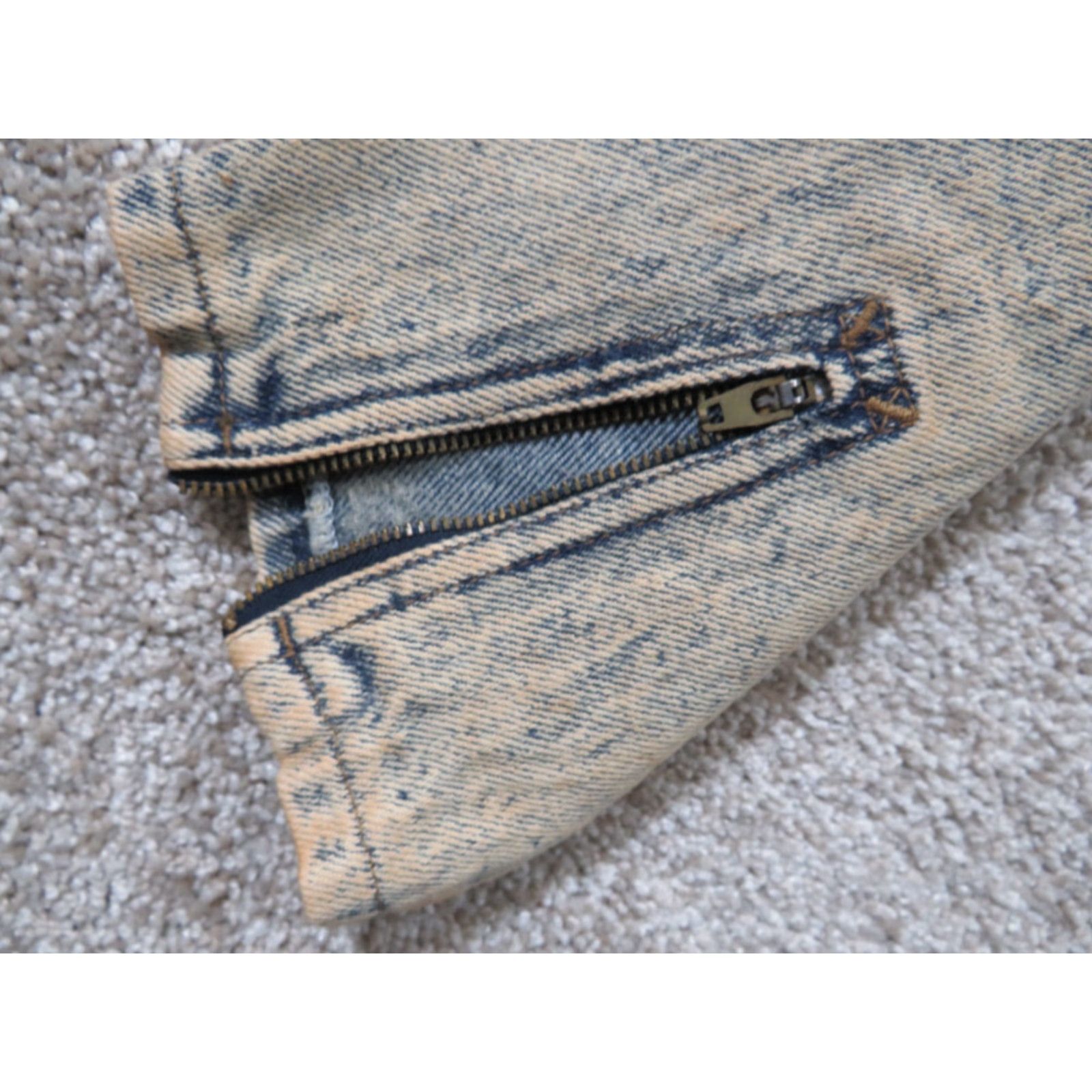 Jordache VTG Jordache Jeans Denim USA Ladies Misses 9 26X27 High Waist Acid wash Blue 1980s Disco Womens Size 26" / US 2 / IT 38 - 7 Thumbnail