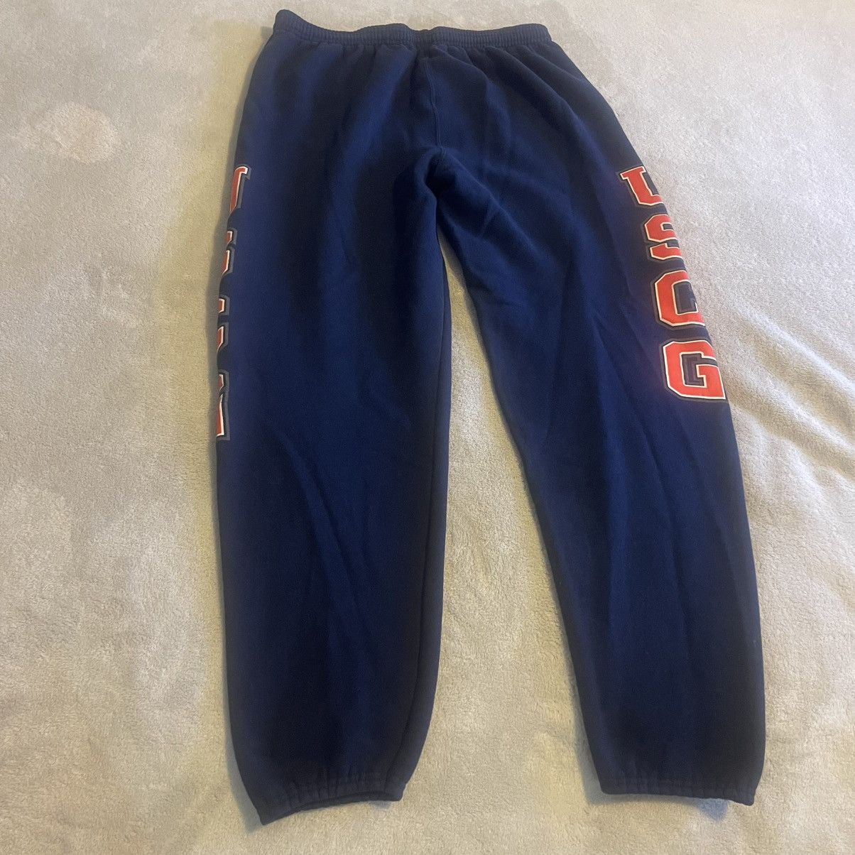 Soffe Vintage Soffe Sweatpants Men XL Blue 90s Joggers Fleece Size US 36 / EU 52 - 2 Thumbnail