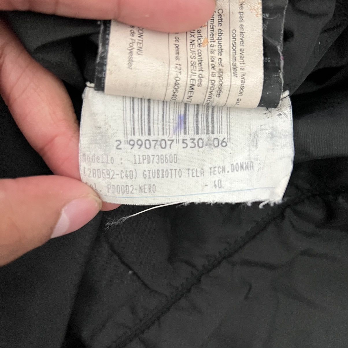 Prada × Vintage 2000s Prada Women’s Insulated Rain Jacket Size S / US 4 / IT 40 - 12 Thumbnail