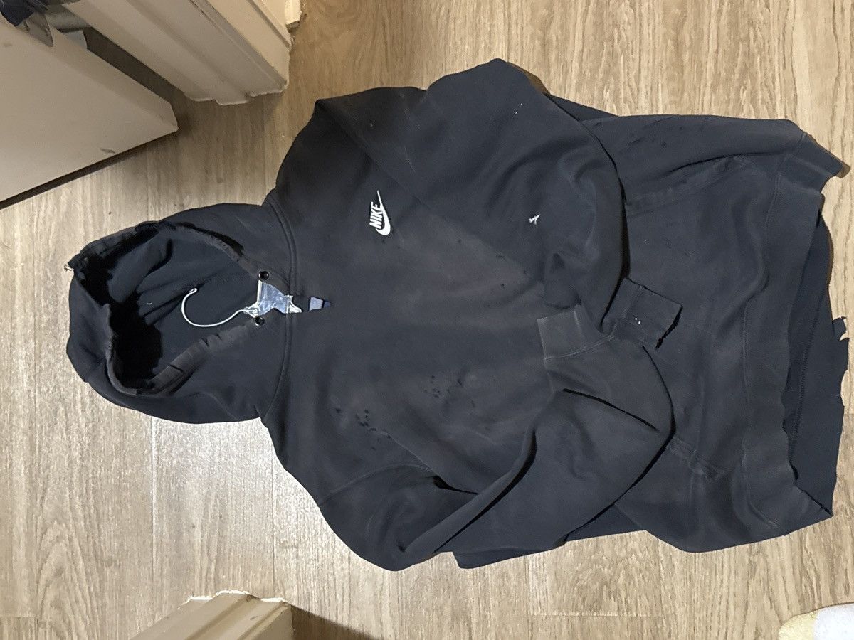 Nike Y2K Distressed Nike Hoodie Size US L / EU 52-54 / 3 - 3 Thumbnail