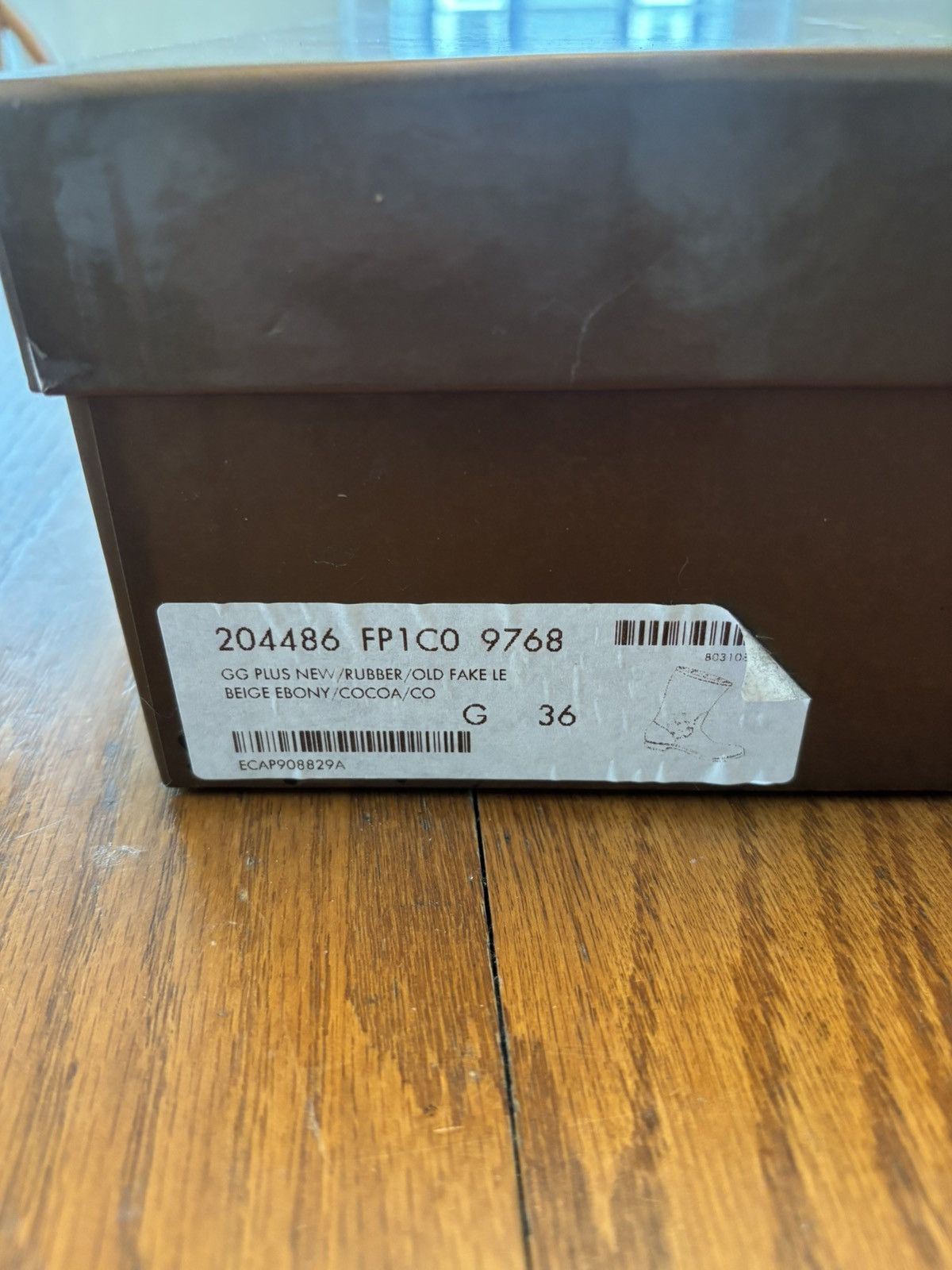Gucci Gucci GG Plus Coated Canvas/Rubber Rain Boots Size US 6 / IT 36 - 9 Thumbnail