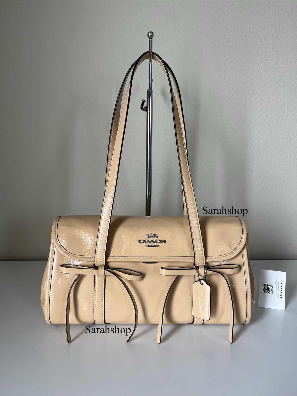 Coach Coach Bridget Flap Shoulder Bag With Bows Size ONE SIZE - 1 Thumbnail