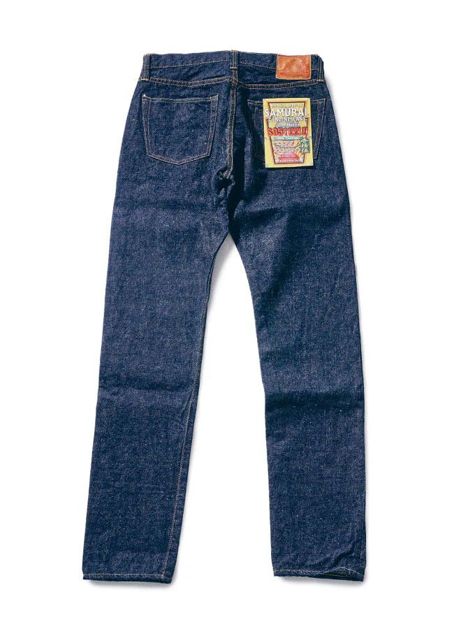Samurai Jeans Samurai "Otokogi" 15oz Slim Taper Jeans [S0511XXⅡ] Size US 32 / EU 48 - 4 Thumbnail