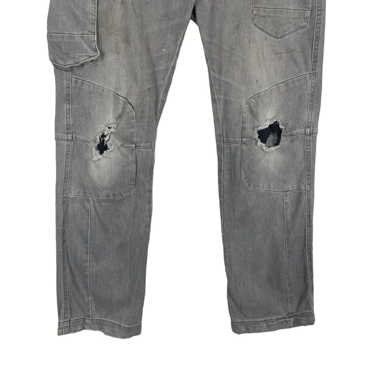 If Six Was Nine Japanase Brand Multipocket Ripped Cargo Pants Size US 36 / EU 52 - 4 Thumbnail