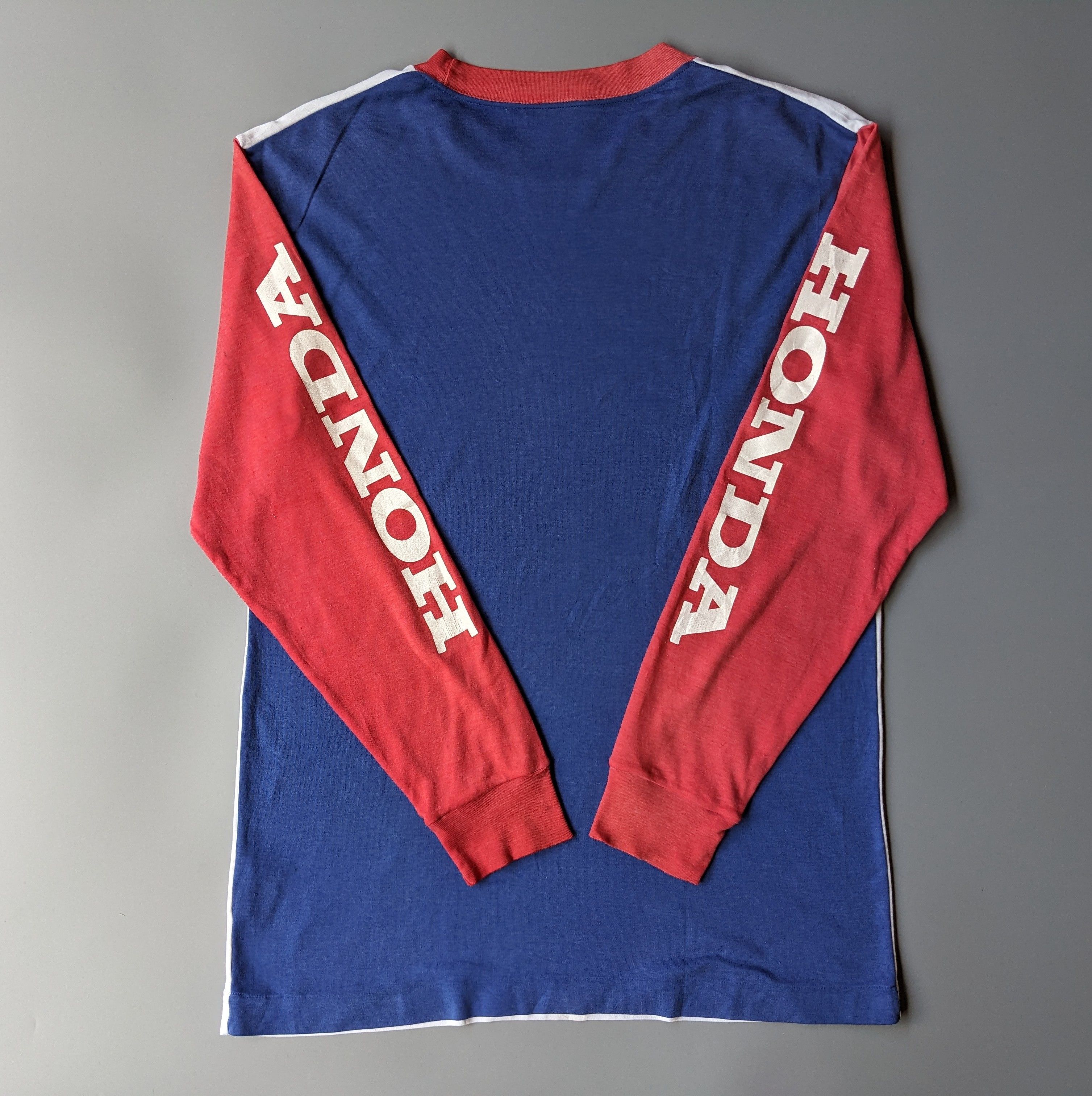 Honda Vintage HONDA racing longsleeve shirt Size US M / EU 48-50 / 2 - 2 Thumbnail