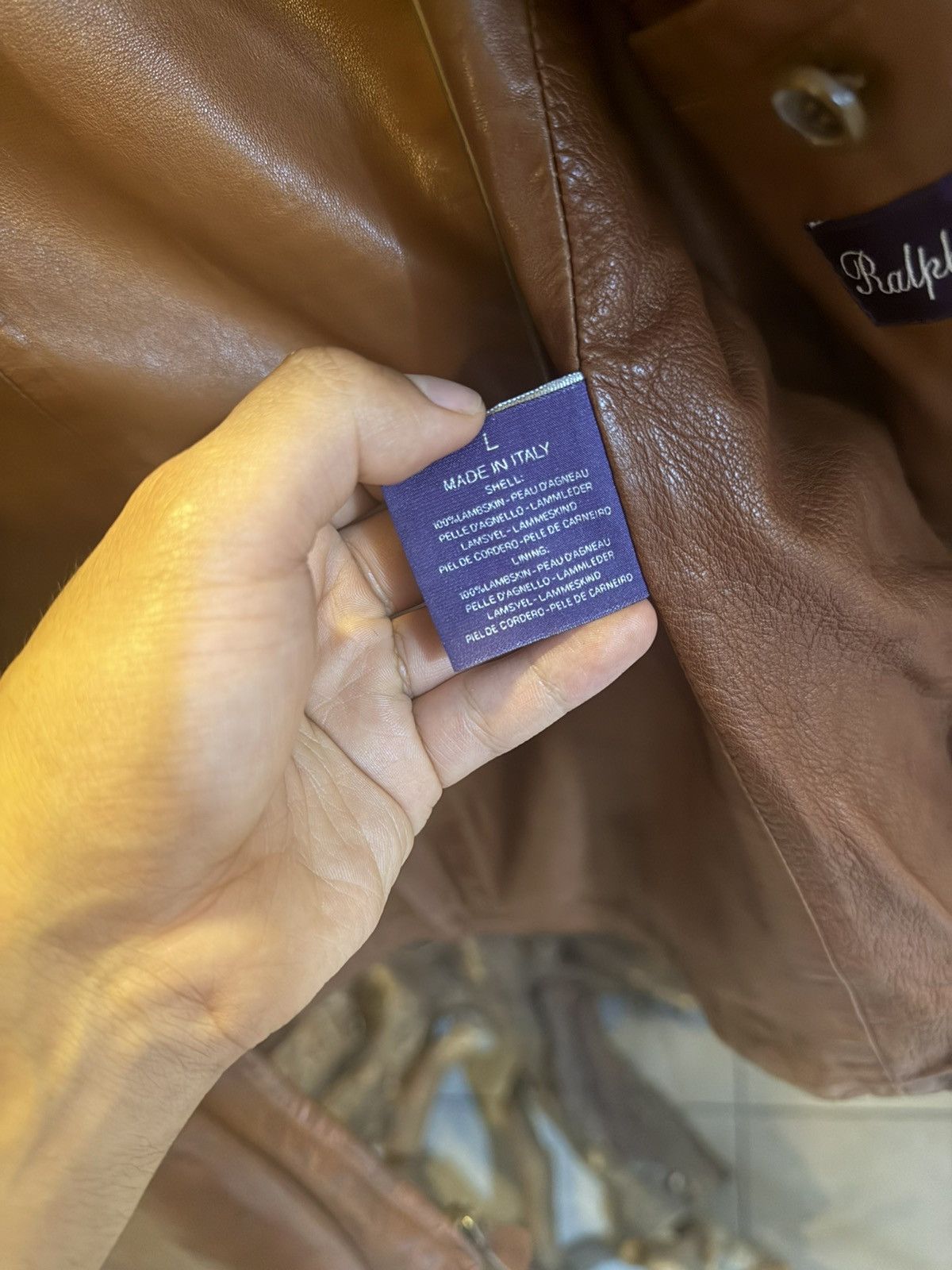 Ralph Lauren Purple Label Puple label leather jacket italy Size US M / EU 48-50 / 2 - 11 Thumbnail